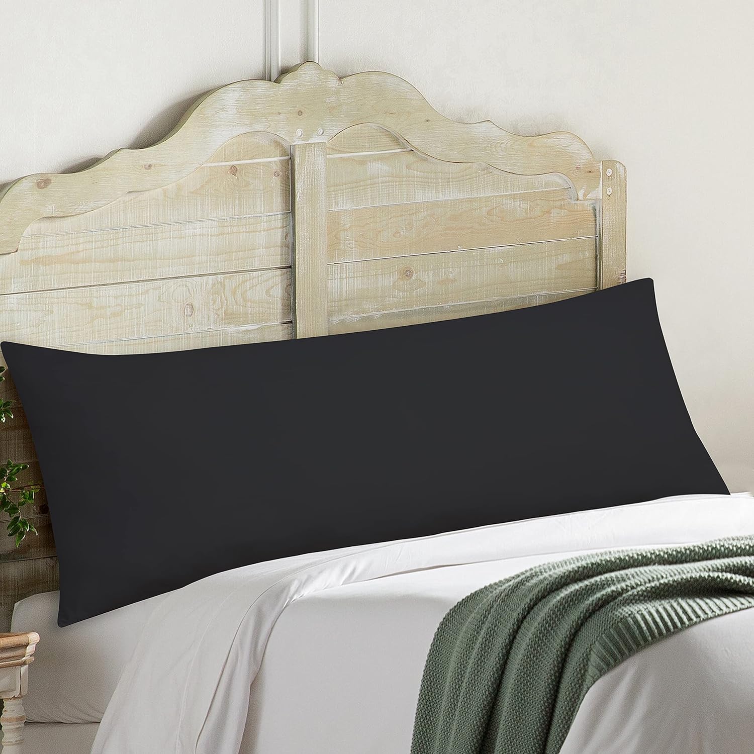 ROYALE LINENS Body Pillow Cover 2 Pack