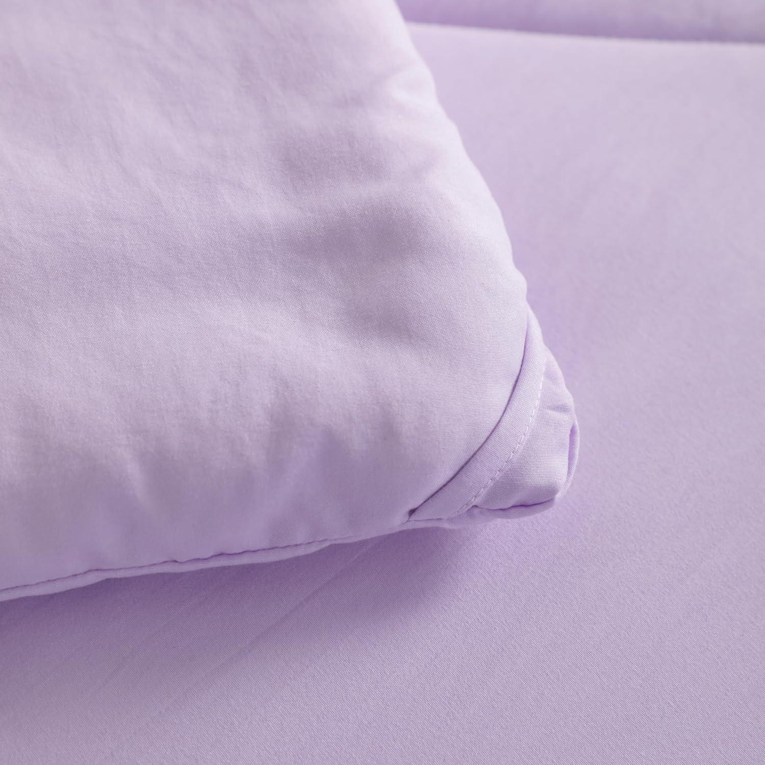 NTBAY Light Purple Twin Bed in a Bag Set