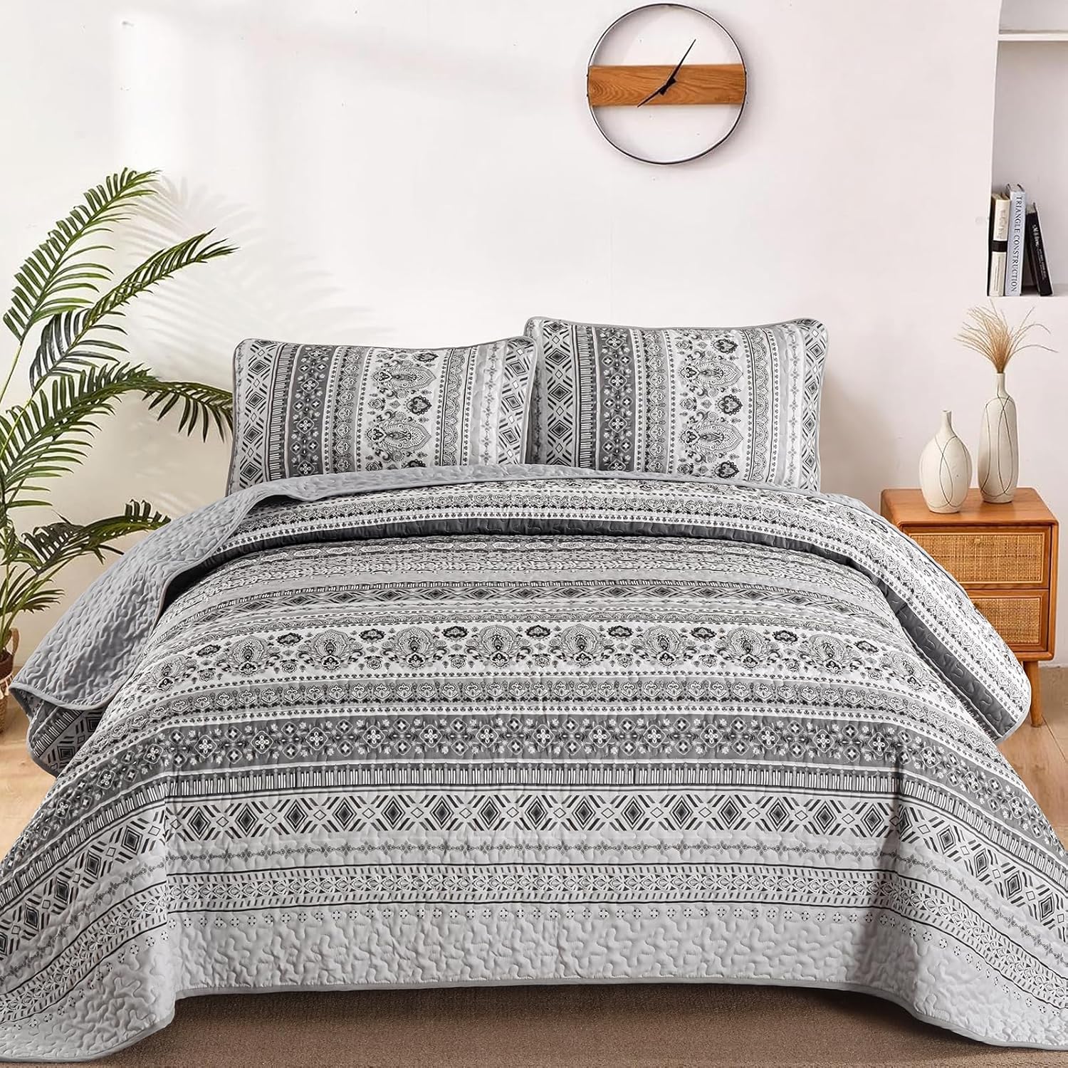 Goodidea Boho Quilt Set King Size 3 Piece