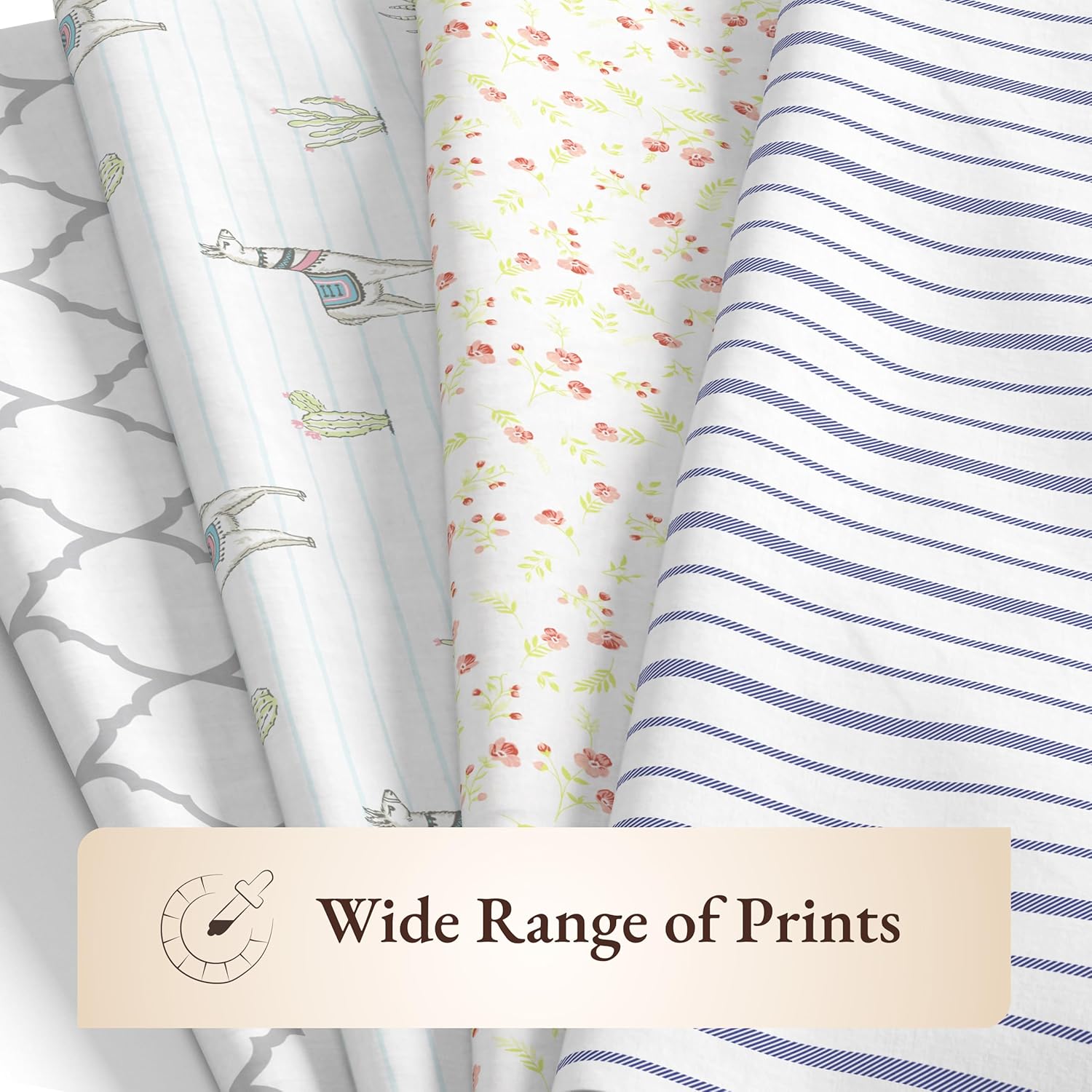 California Design Den Llama Printed Queen Sheet Set