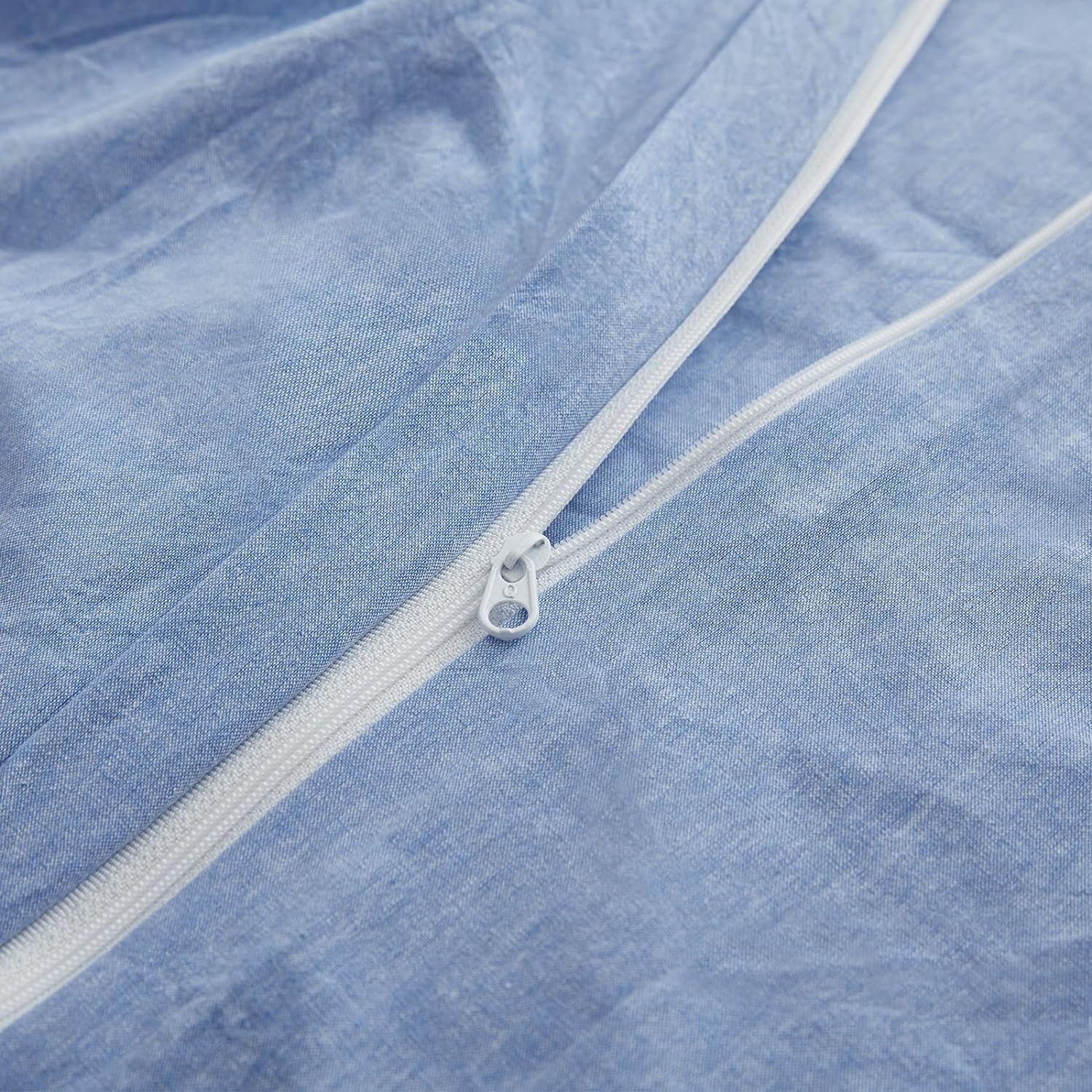 LOVQUE Light Blue Duvet Cover Set Full Size