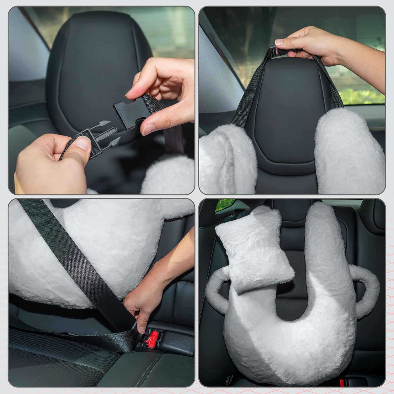 Travel Pillow for Adults Kids with Head and Neck Support
