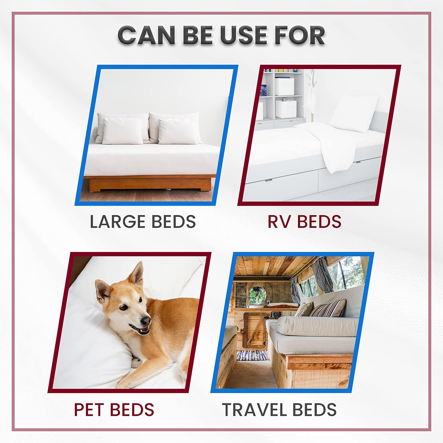 Custom Fitted Bed Sheet - Polycotton Soft Breathable
