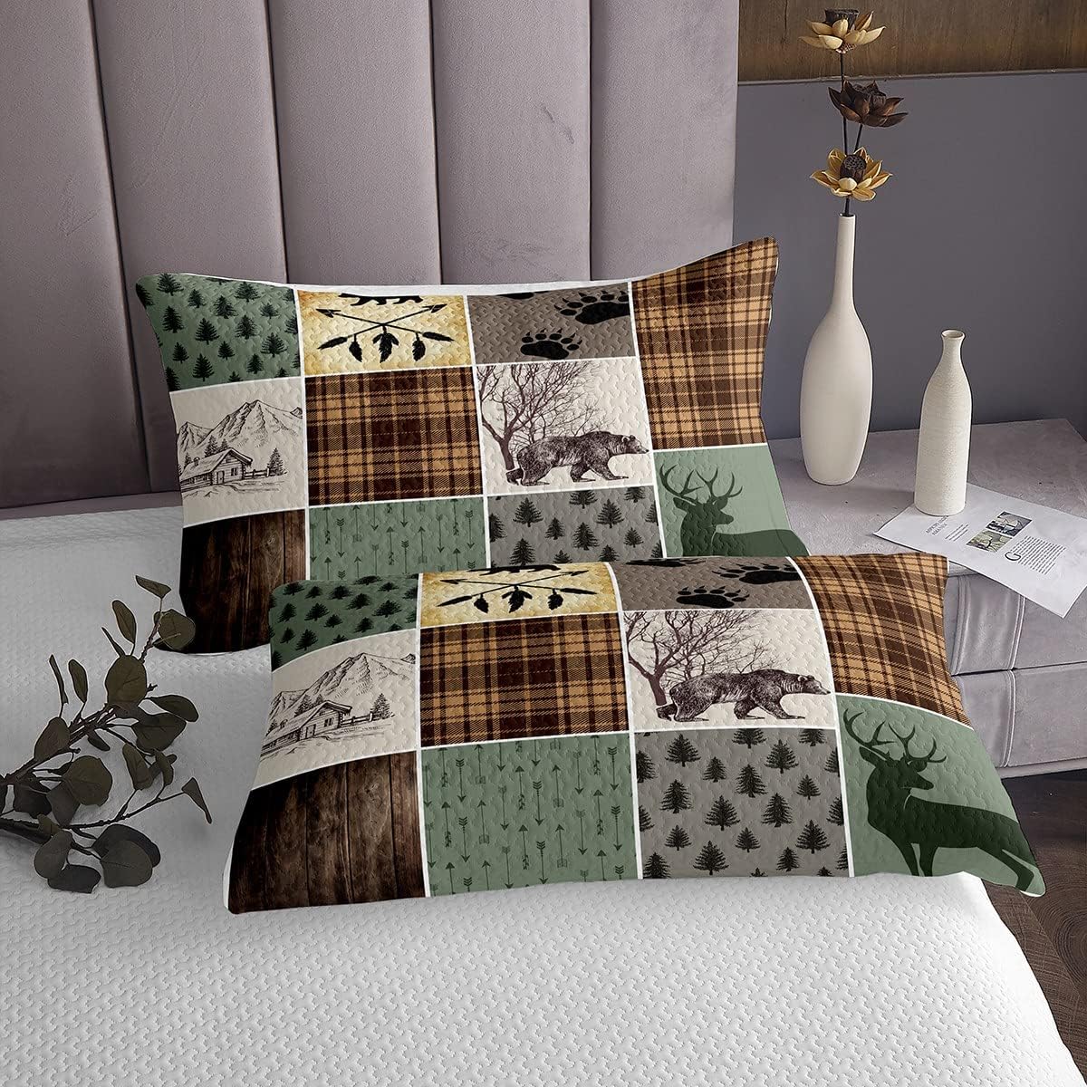 Erosebridal Cabin Rustic Bedspread Set Queen