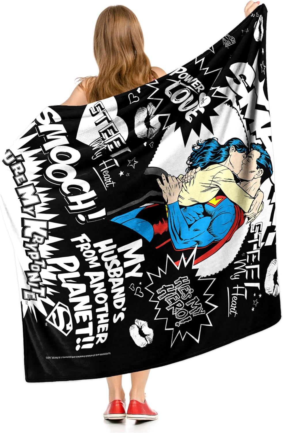 Northwest DC - Superman Silk Touch Throw Blanket 50 x 60
