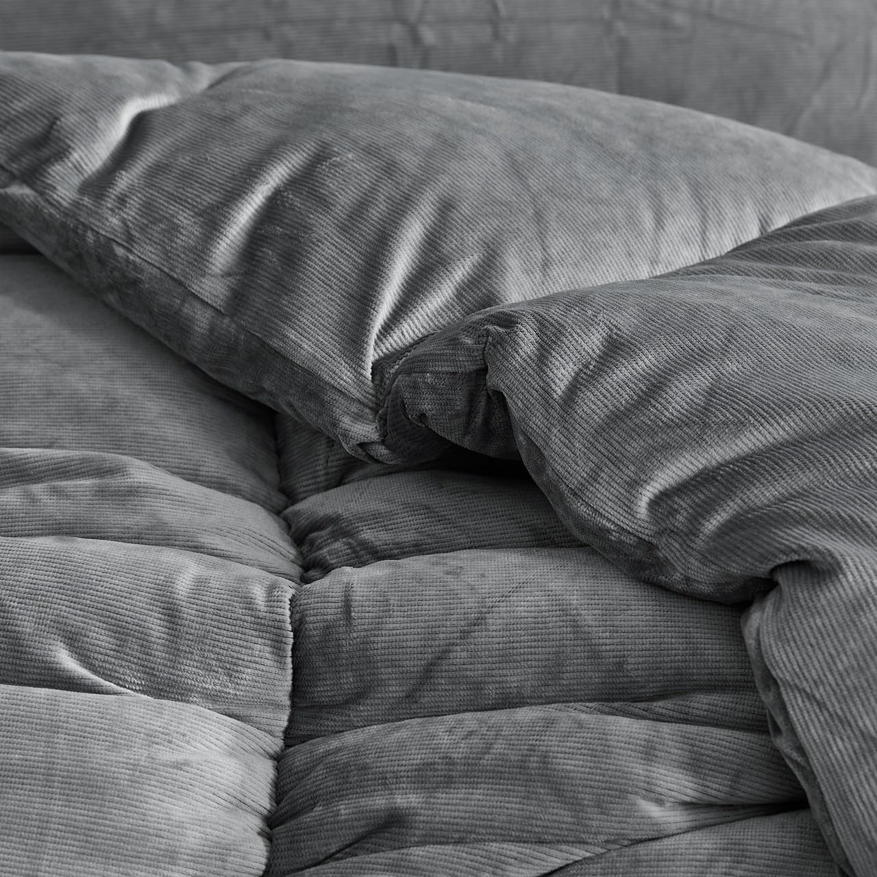 Byourbed Fatter Than Fat Comforter Set - Quiet Shade Gray 1