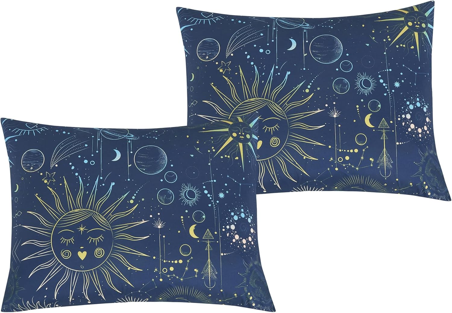 ESCA Astro Kids Comforter Set Kids Blue with Toy Pillow