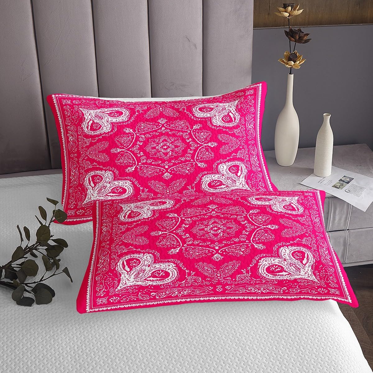 Castle Fairy Plum Floral Sheet Set Full Size 4Pcs