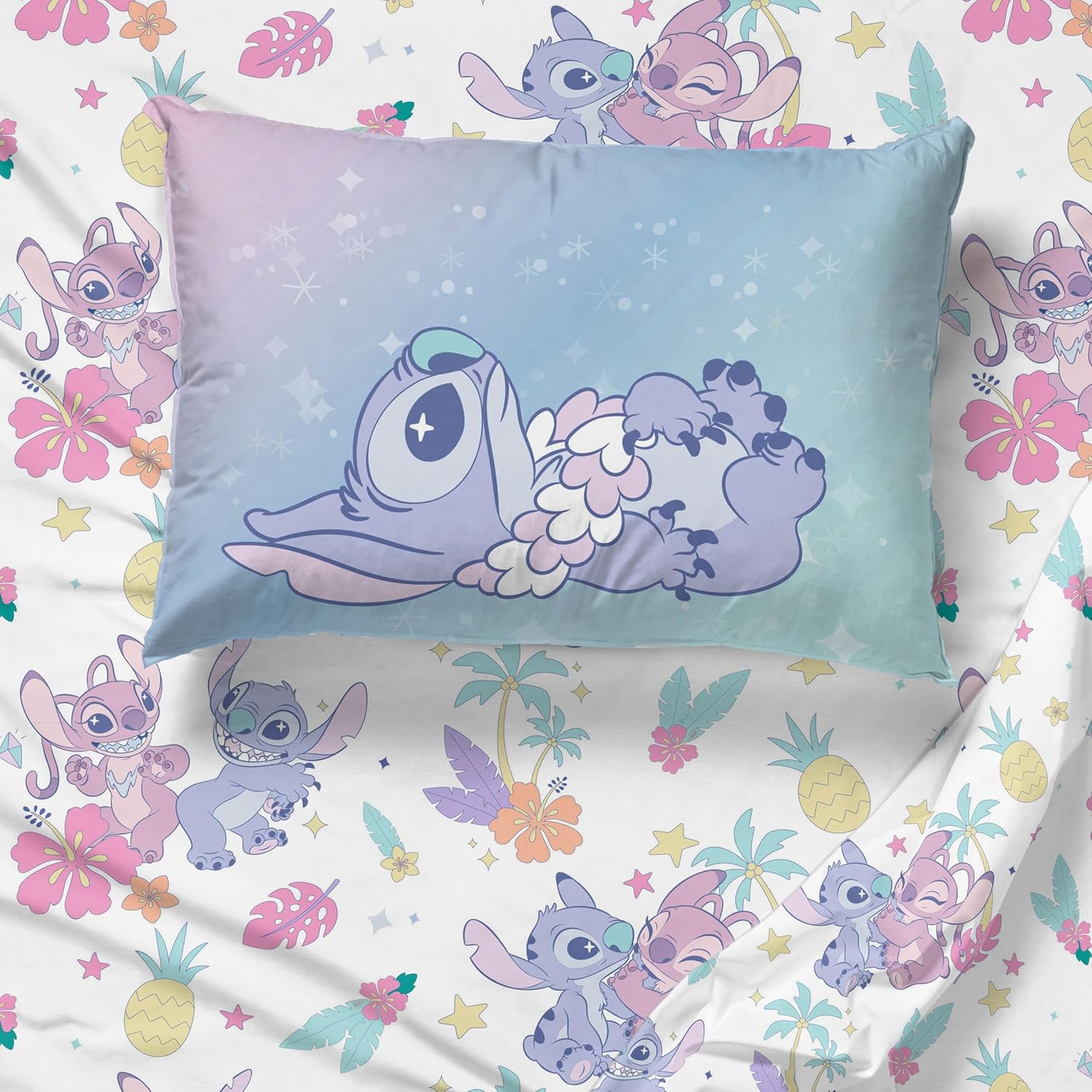 Jay Franco Disney Lilo and Stitch Twin Sheet Set