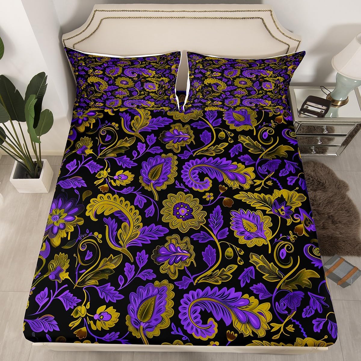 Castle Fairy Baroque Floral Twin Bedding Set