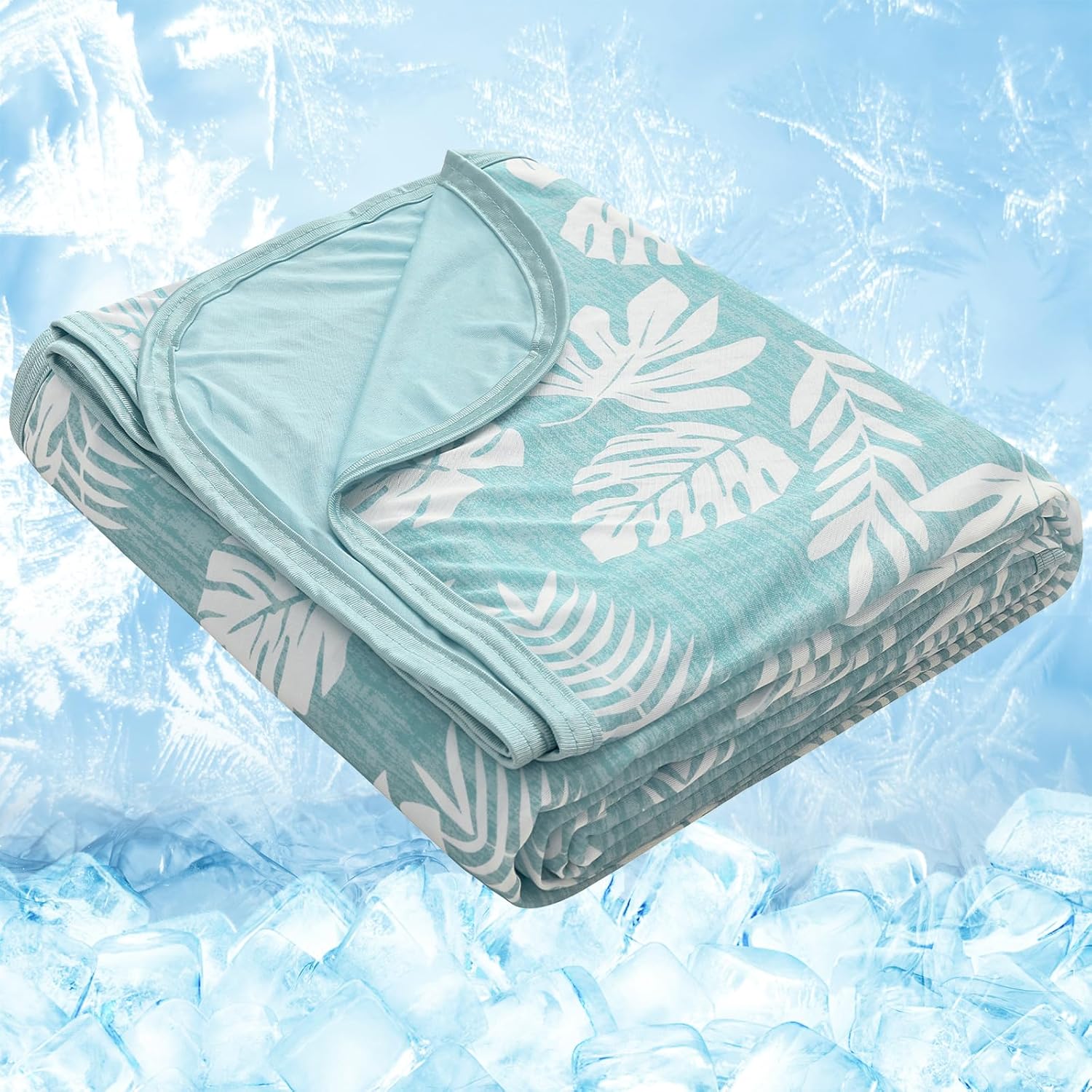 OIGAE Cooling Blanket - Soft Lightweight Summer Blanket for Hot Sleepers