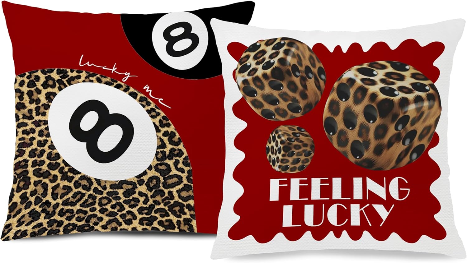 Nipil Leopard Print Pillow Covers Set of 2