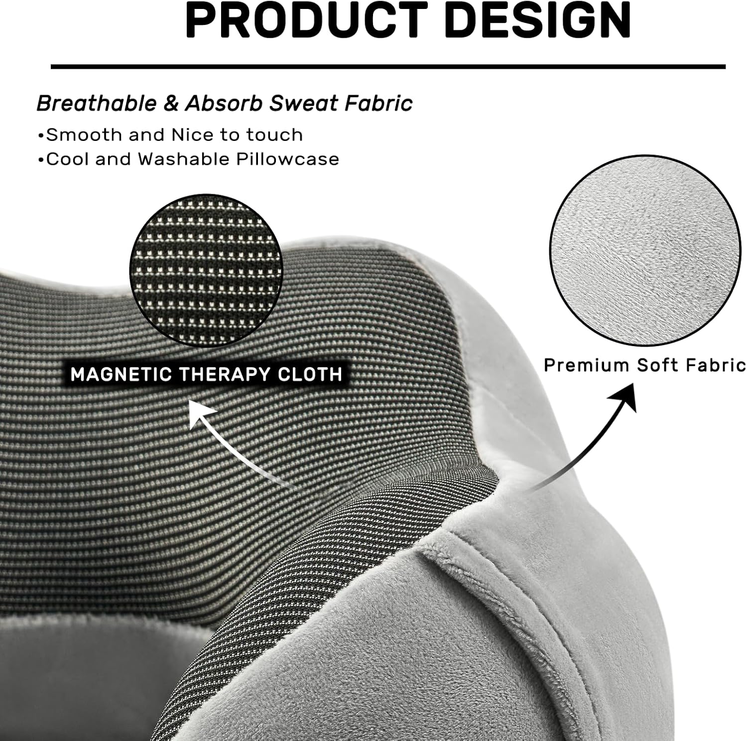 urnexttour 2 Pack Travel Neck Pillow with Memory Foam Support