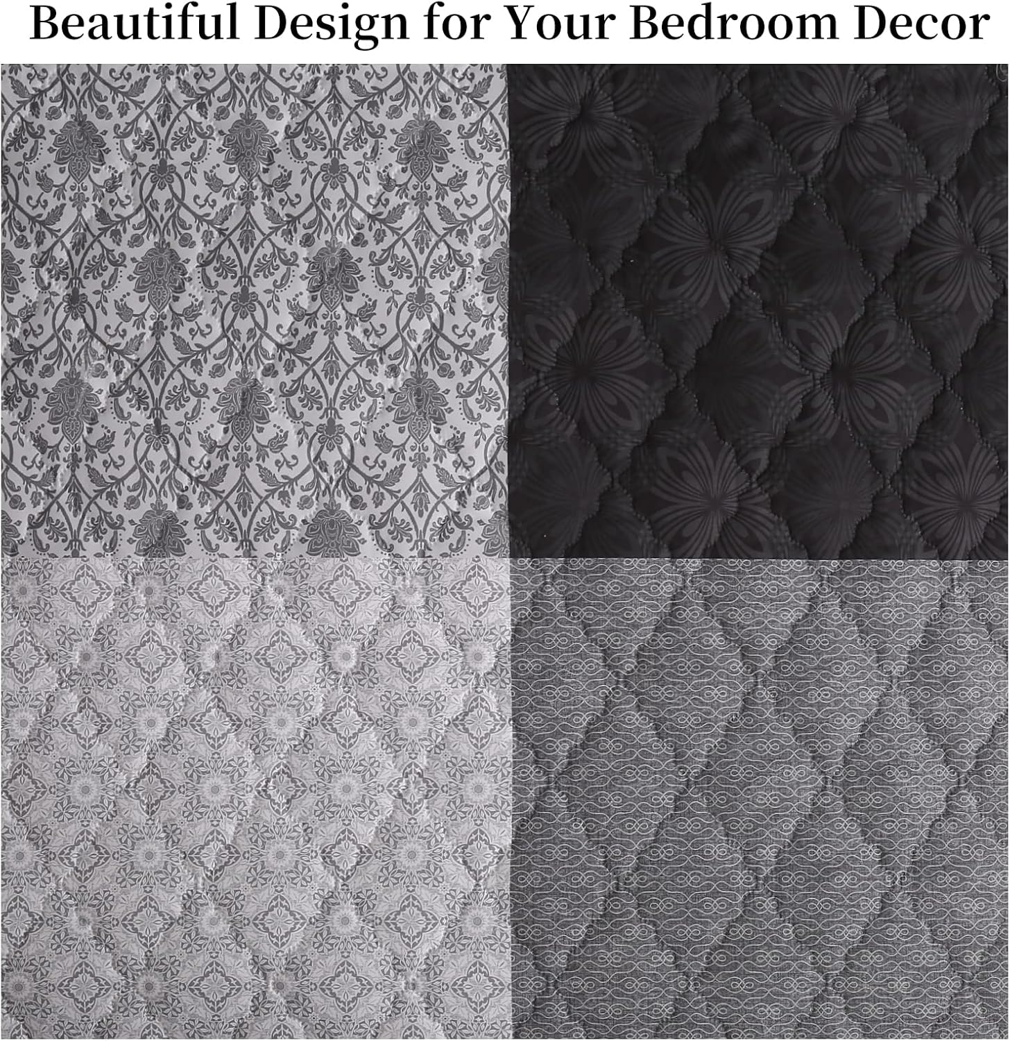 BALAPET Oversized King Bedspread Set with Plaid Patchwork