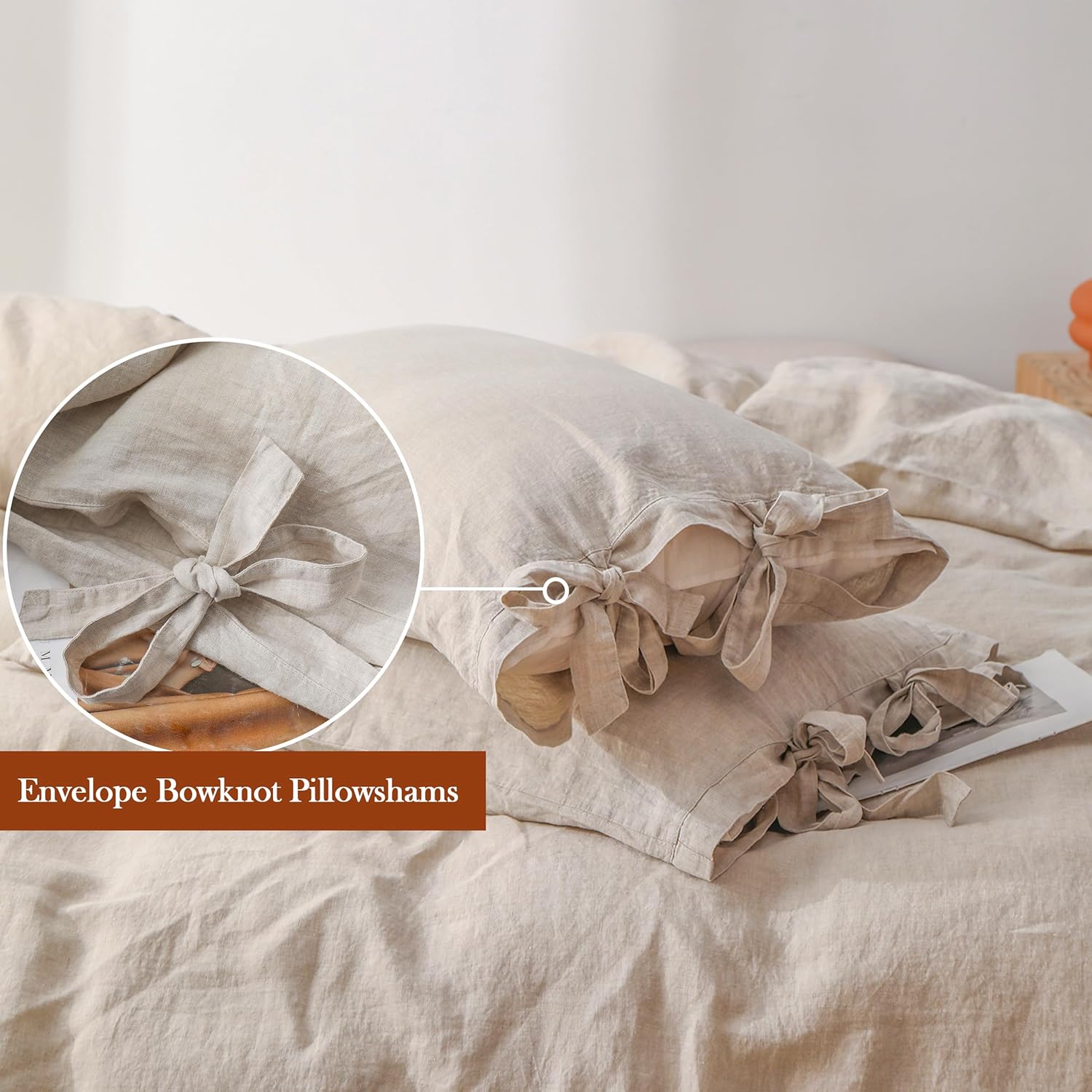 SimpleOpulence Linen Duvet Cover Set King Size