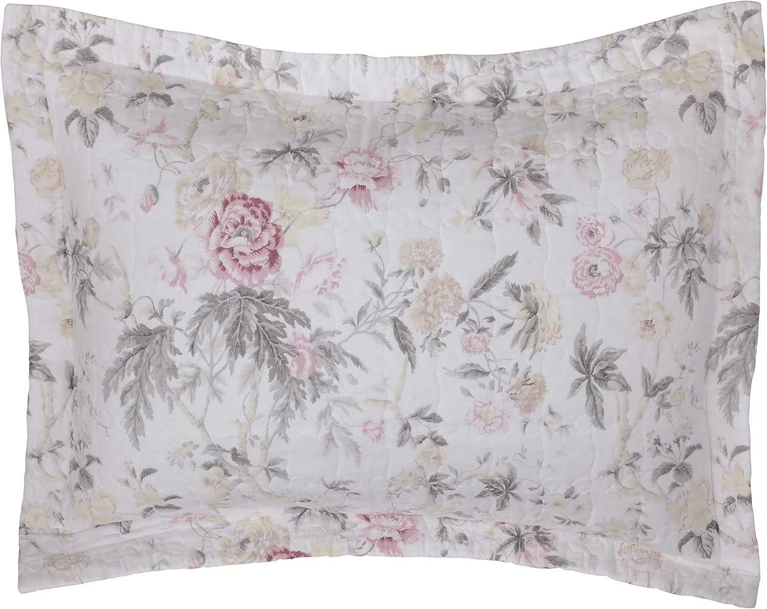 Laura Ashley Queen Quilt Set - Reversible Cotton with Shams
