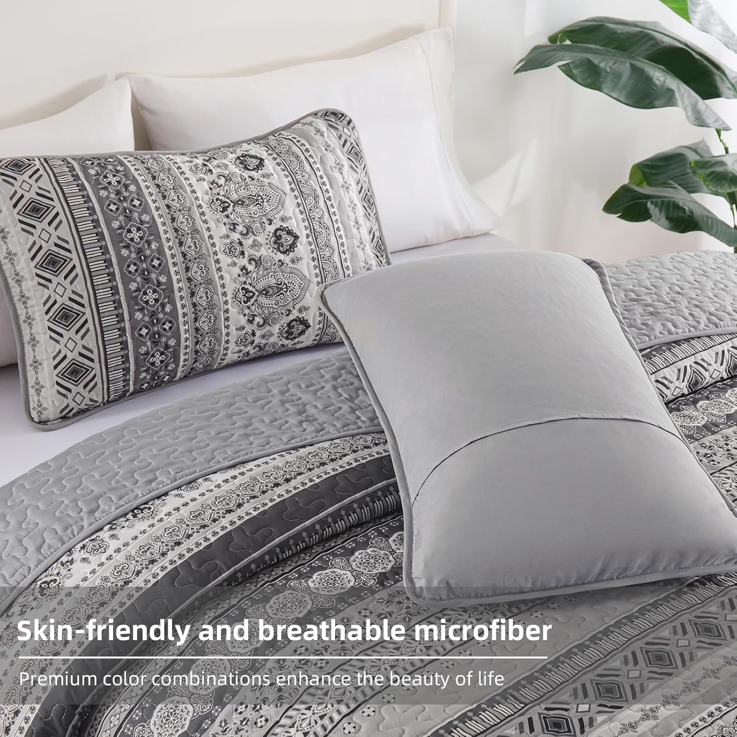 Goodidea Boho Quilt Set King Size 3 Piece