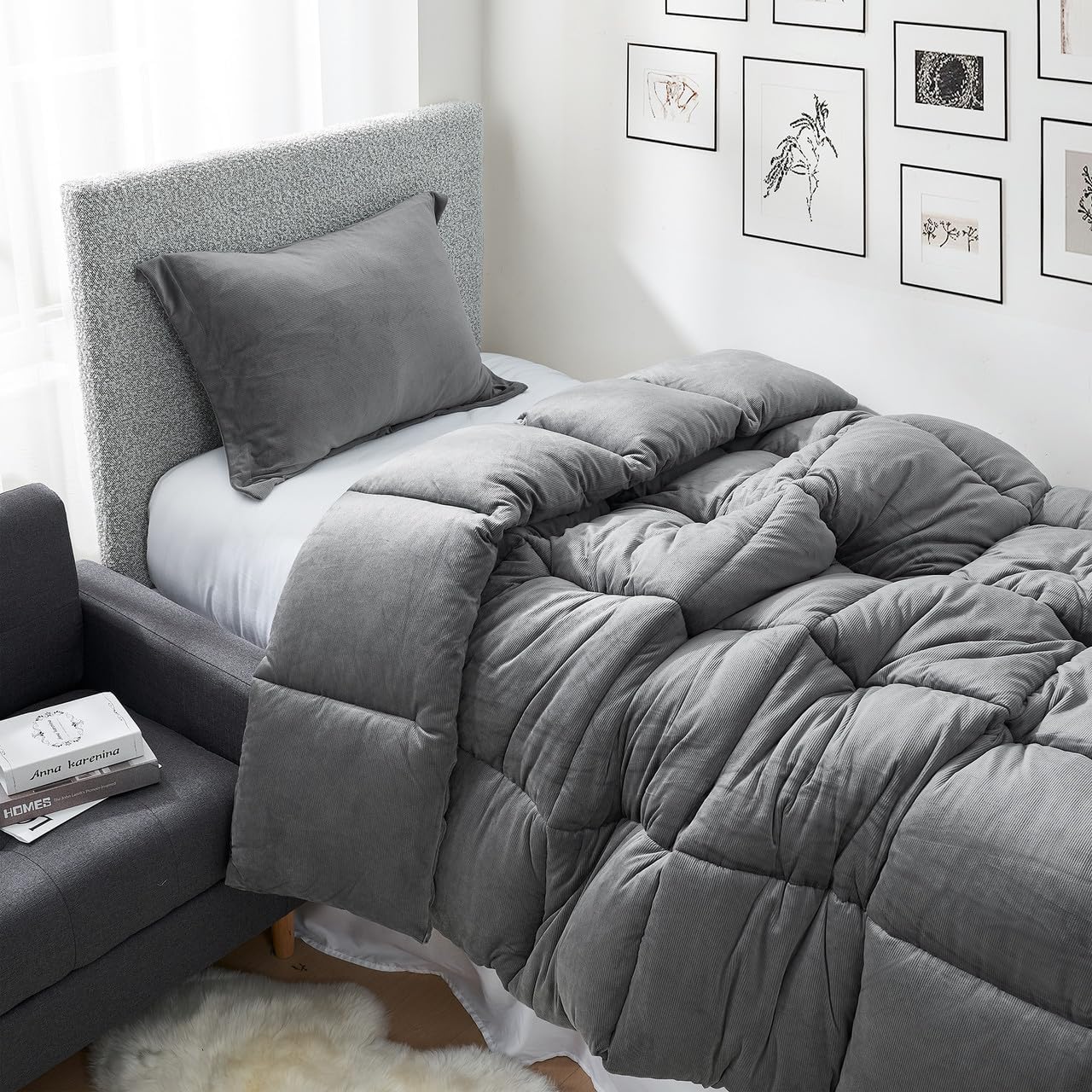 Byourbed Fatter Than Fat Comforter Set - Quiet Shade Gray 1