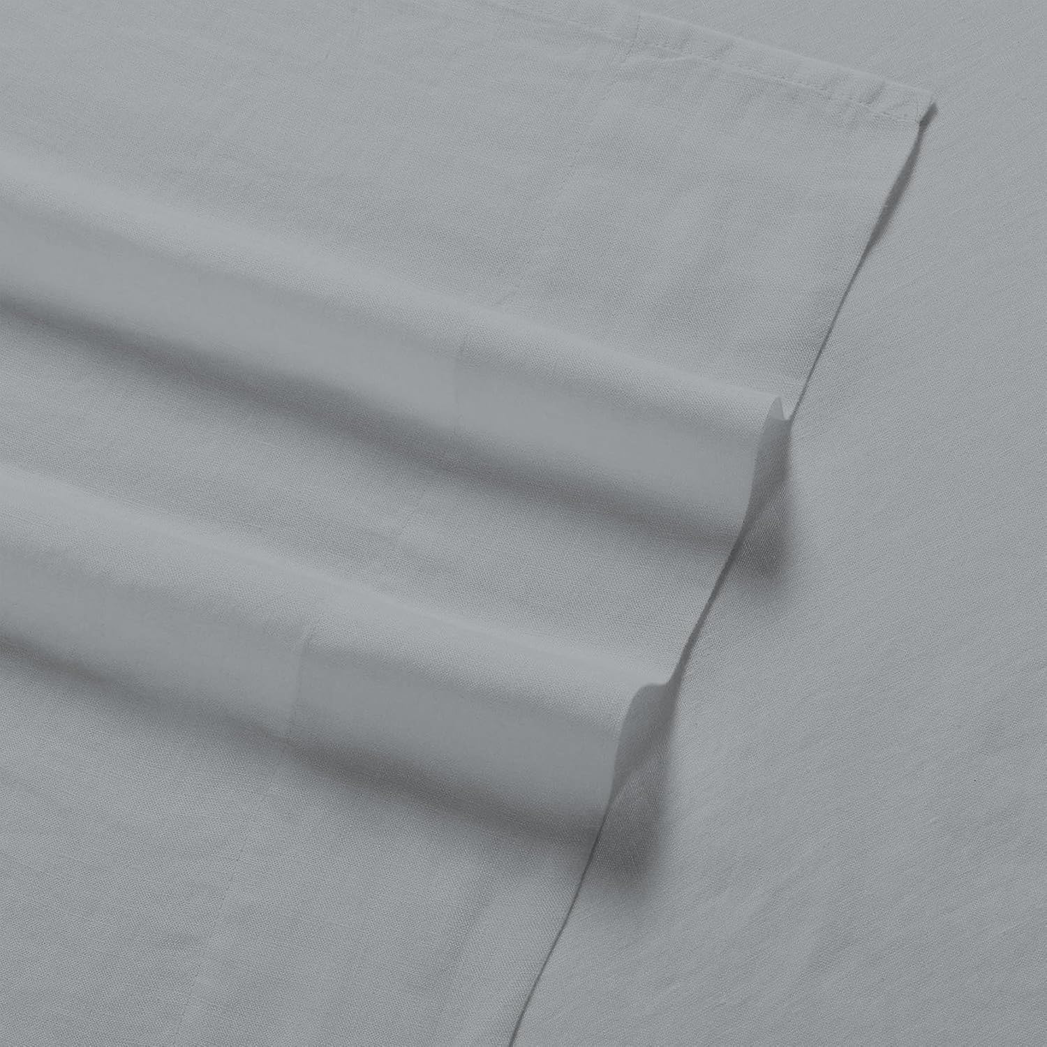 SUPREME ELEGANCE 100 Cotton Fitted Sheet Soft Gray 1