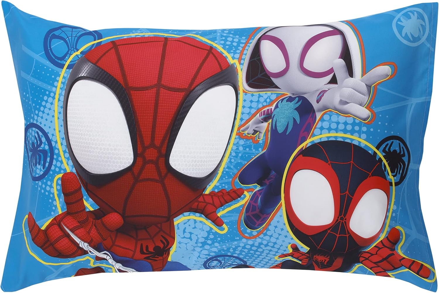 Marvel Spidey Team 4-Piece Toddler Bed Set - Red White Blue