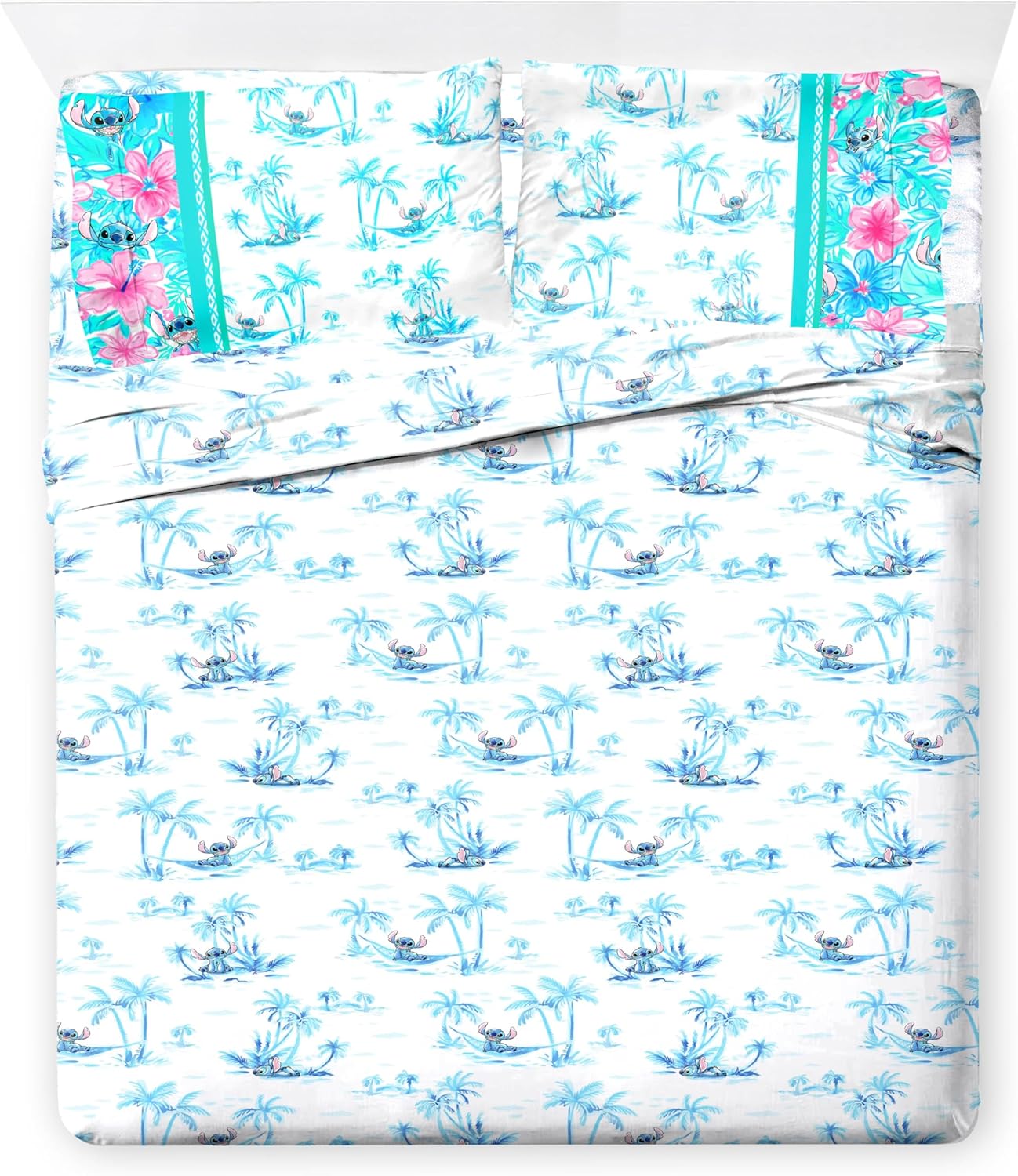 Jay Franco Lilo and Stitch 7-Piece Kids Comforter Set