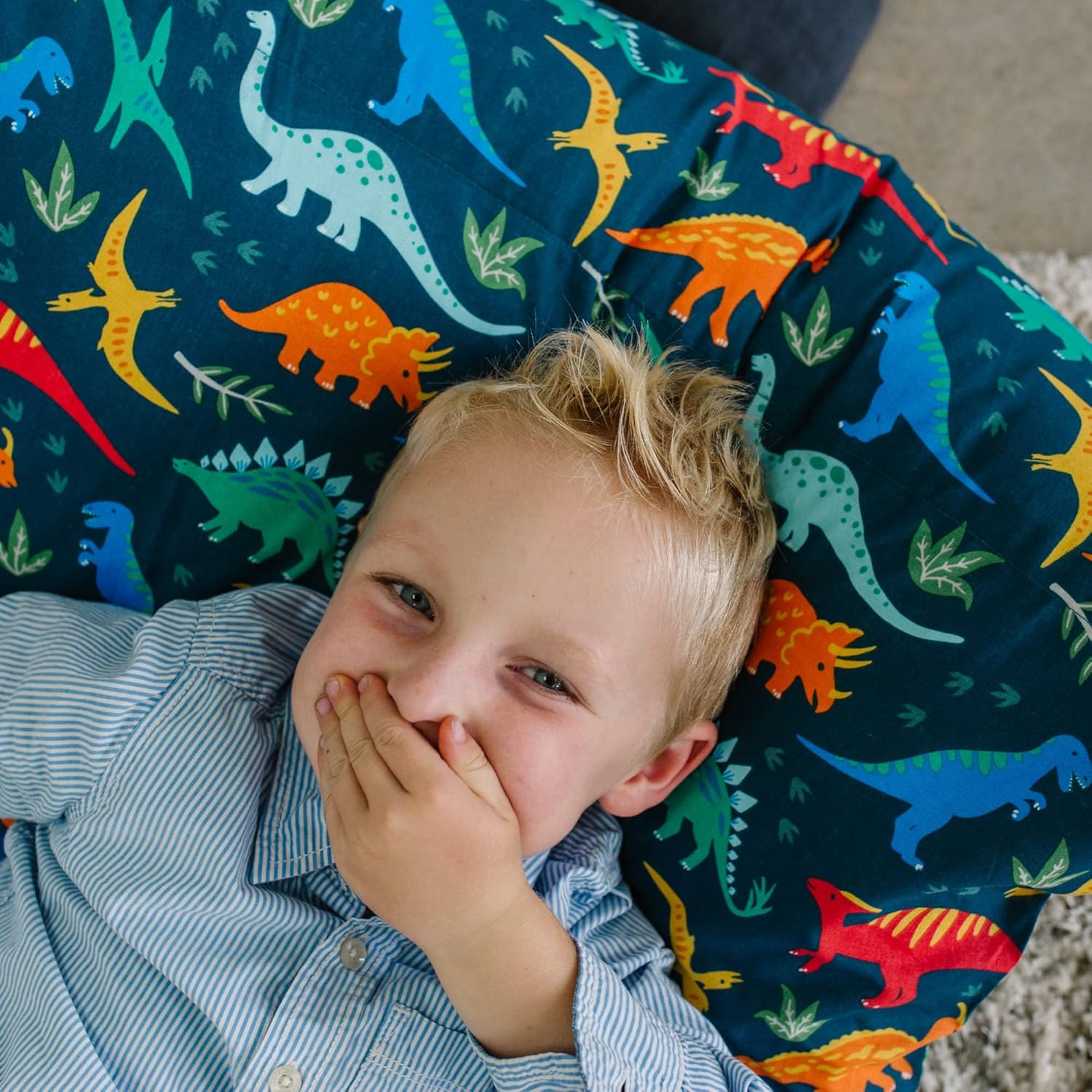 Wildkin Kids Floor Lounger - Jurassic Dinosaurs