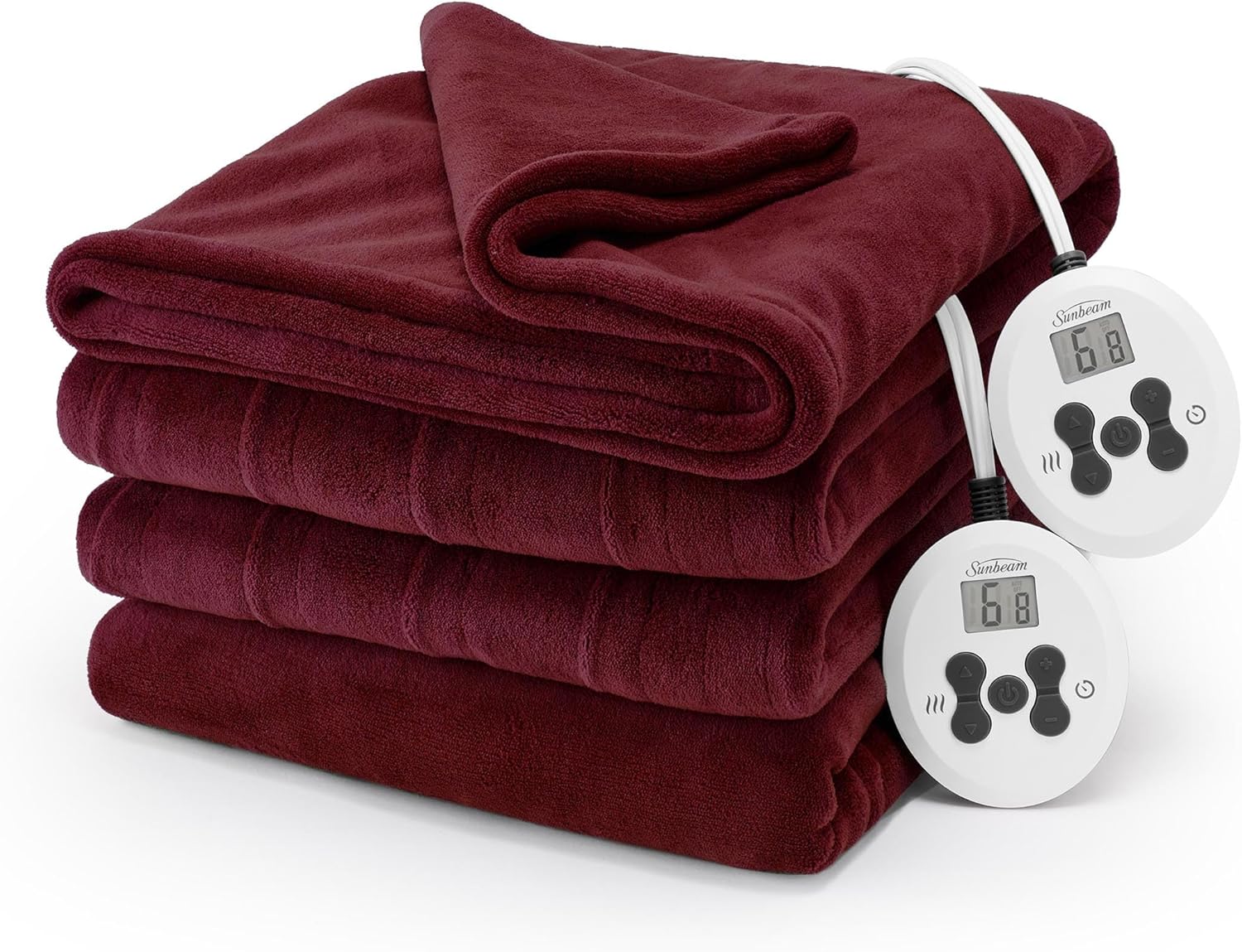 Sunbeam Royal Luxe Cabernet Heated Blanket - King 1