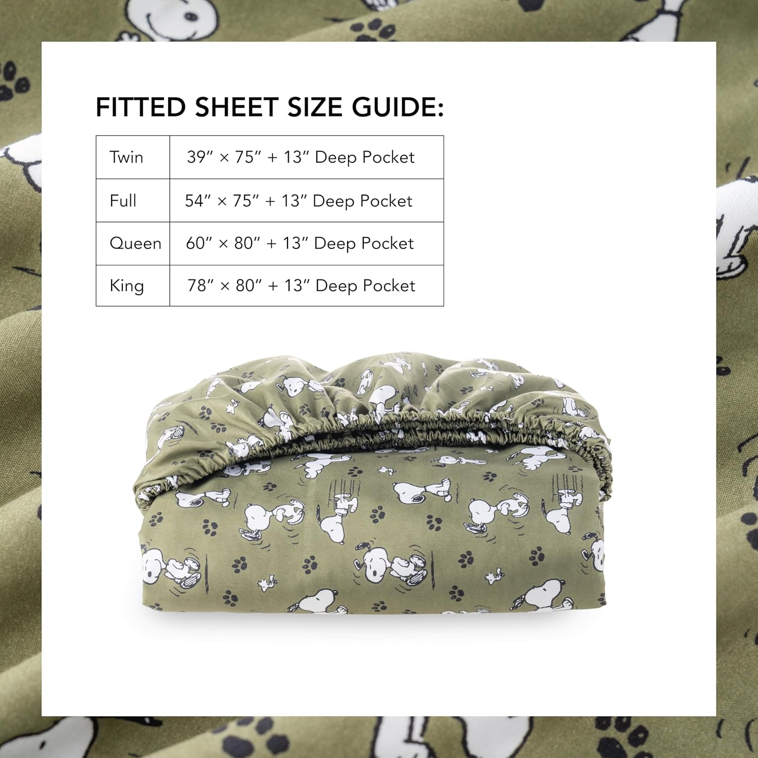 Berkshire Blanket Snoopy Fitted Sheet King Size 1