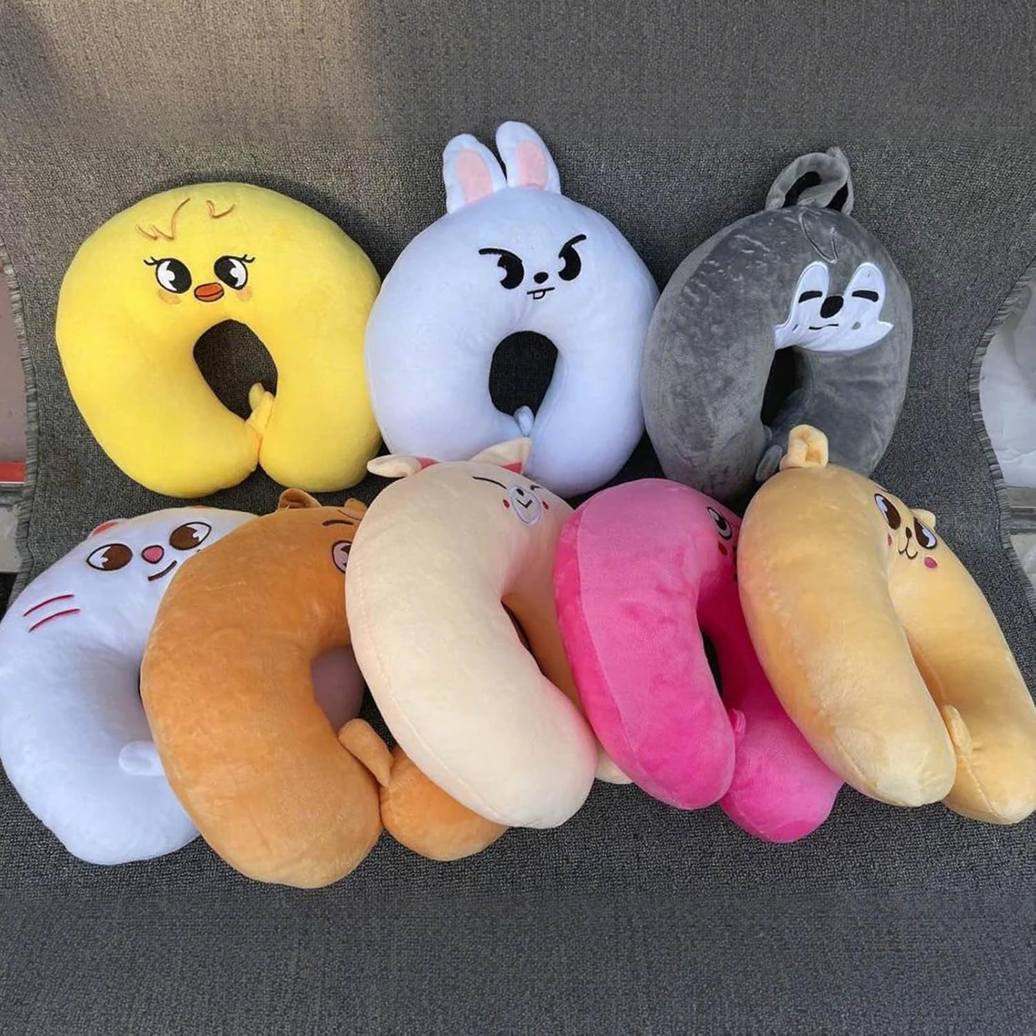 Soft Travel Pillow for Kids Skzoo Animal Neck Support