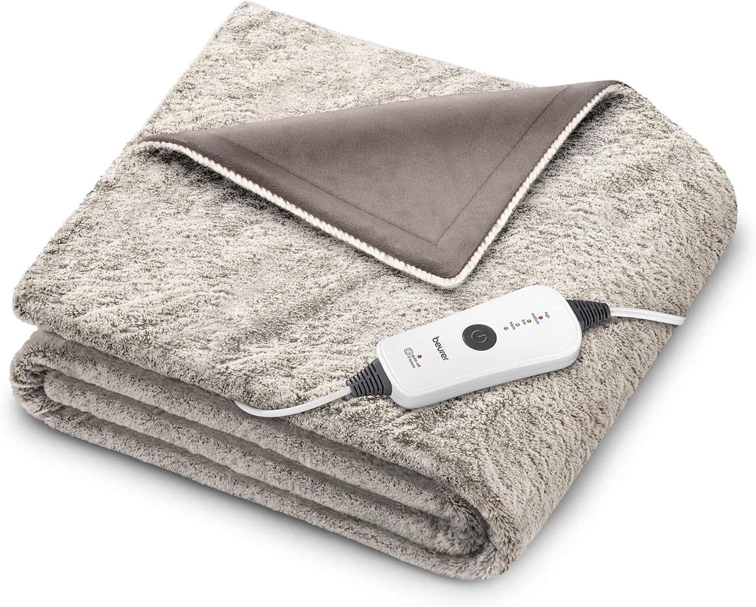 Beurer HD71N Heated Throw Blanket with 4 Temperature Settings