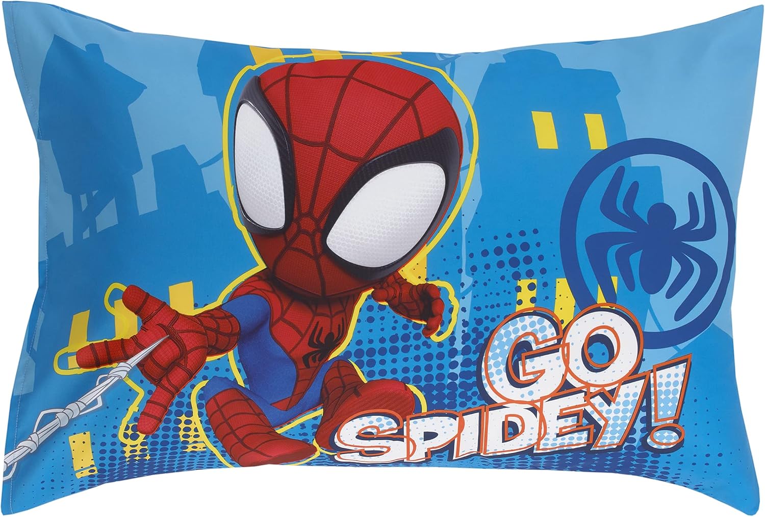 Marvel Spidey Team 4-Piece Toddler Bed Set - Red White Blue