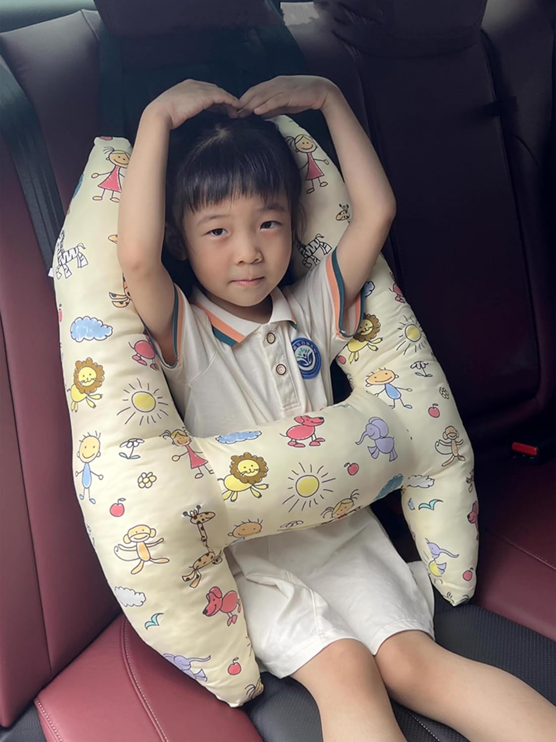 SIQITECHNO H-Shape Travel Pillow for Car Plane