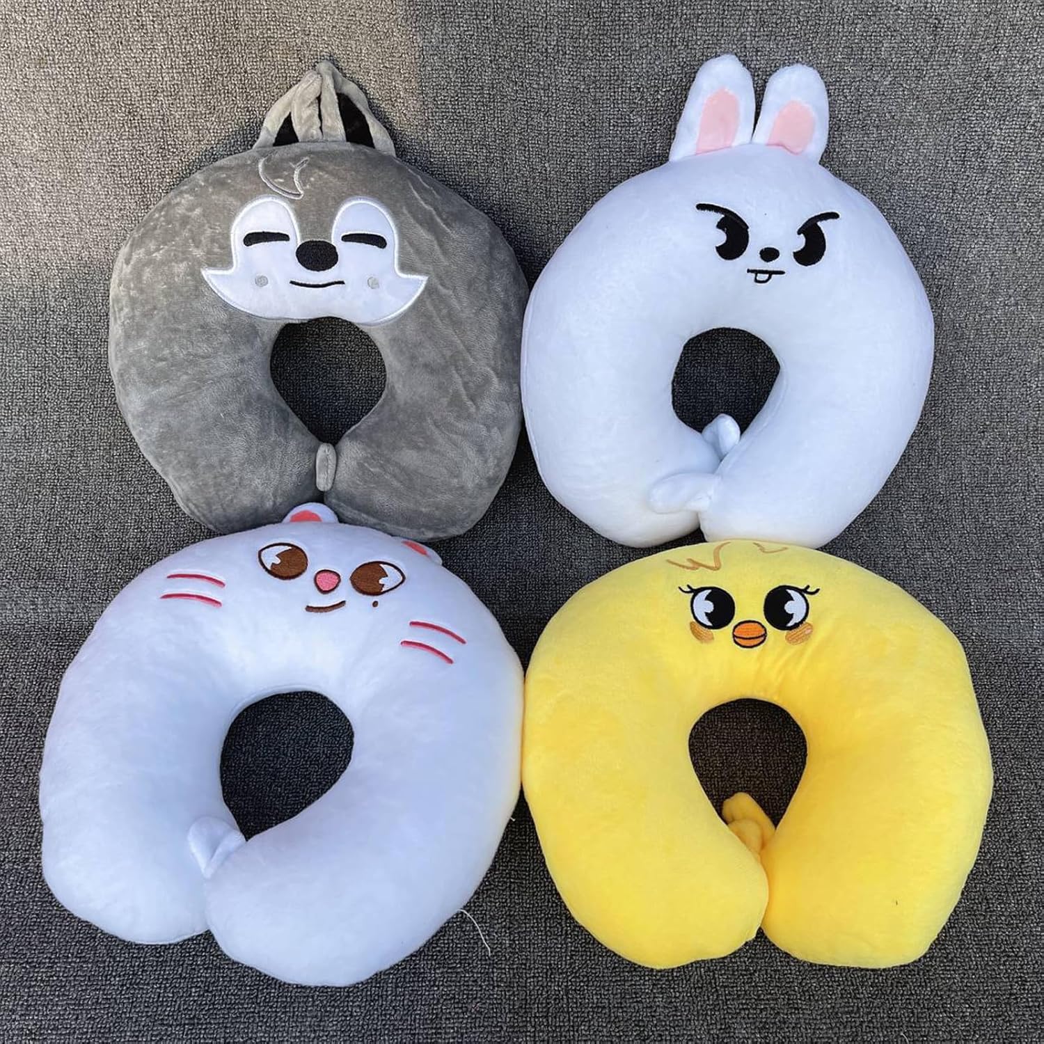 Soft Travel Pillow for Kids Skzoo Animal Neck Support