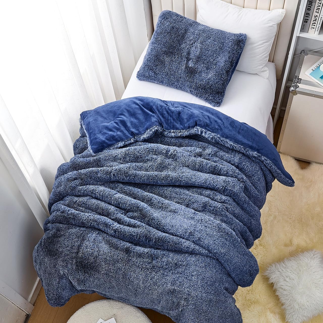 Byourbed Chunky Bunny Git Cozy Comforter Set - Twin XL Blue Salt