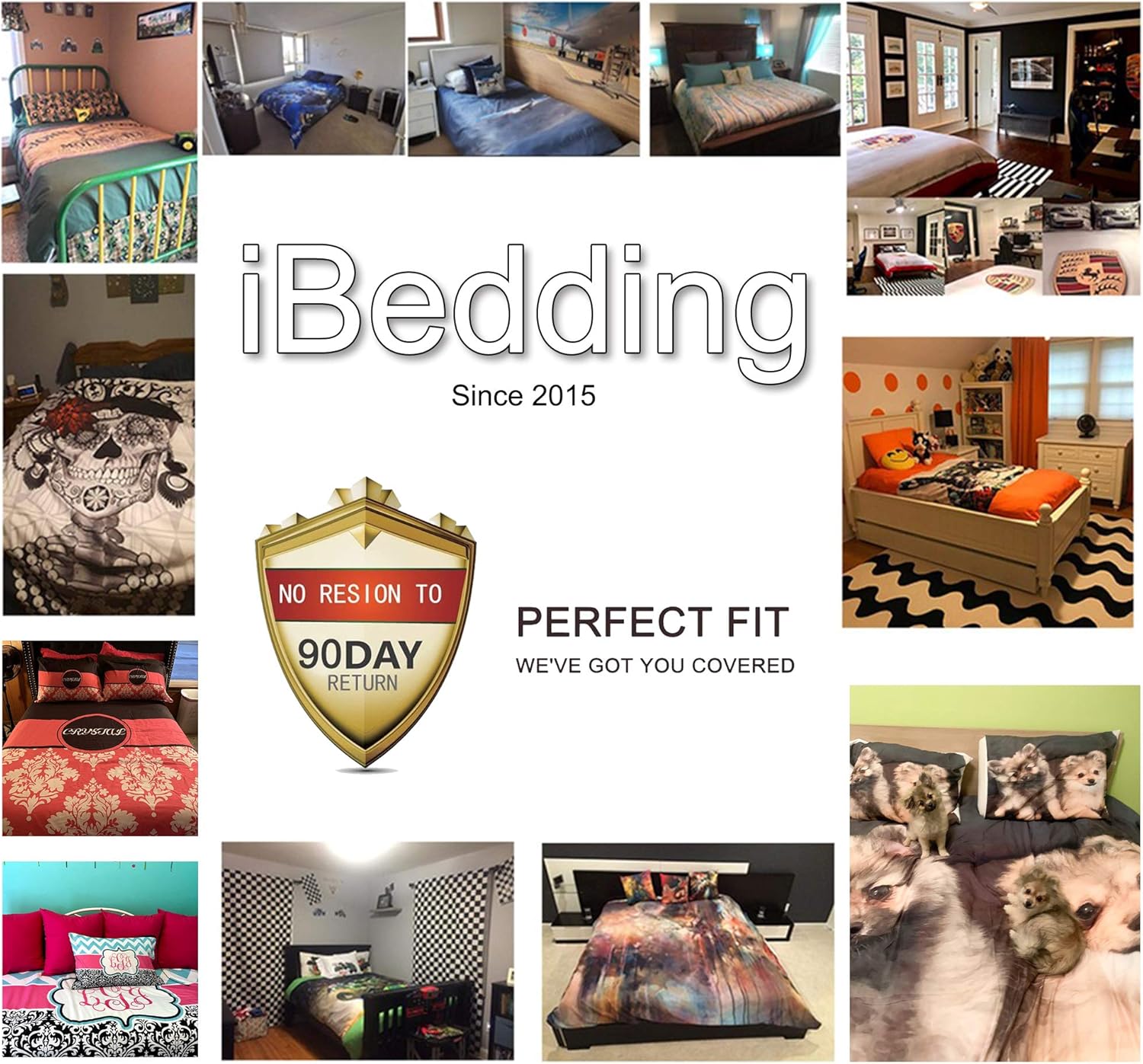 Custom Personalized Bedding Set for Kids with Photo and Text