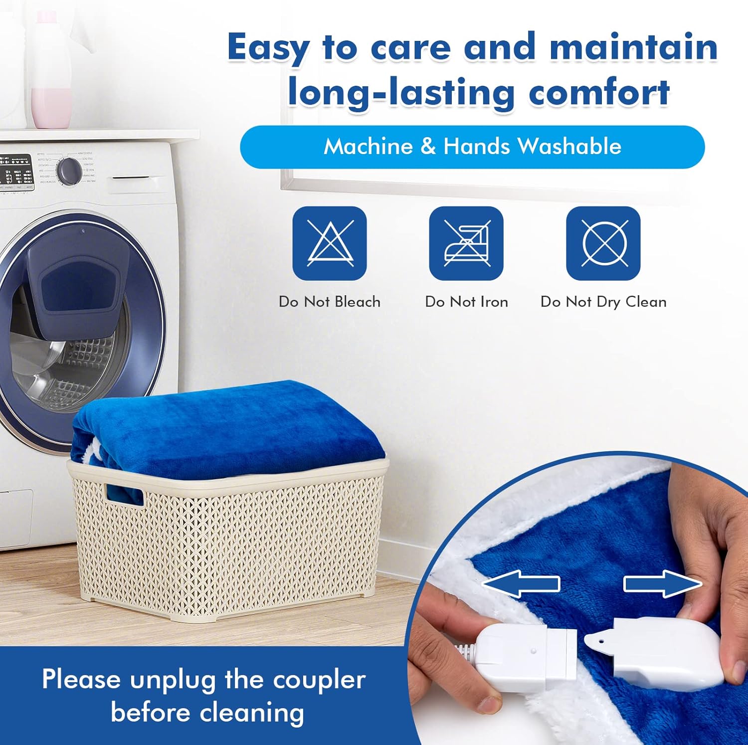 Giantex Heated Electric Blanket Throw with 10 Heat Levels and Auto Shut-Off