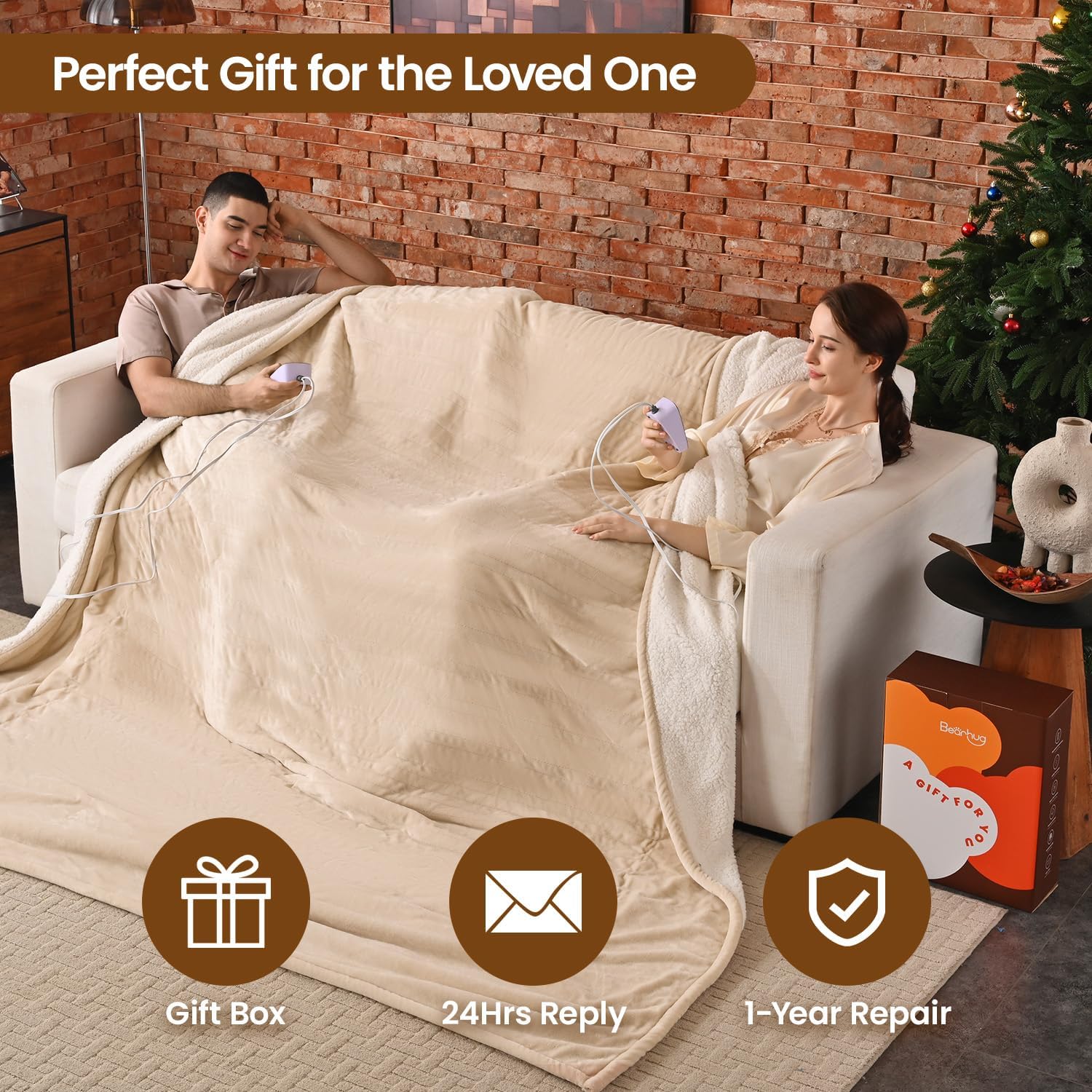 Bearhug King Size Electric Blanket 100 x 90