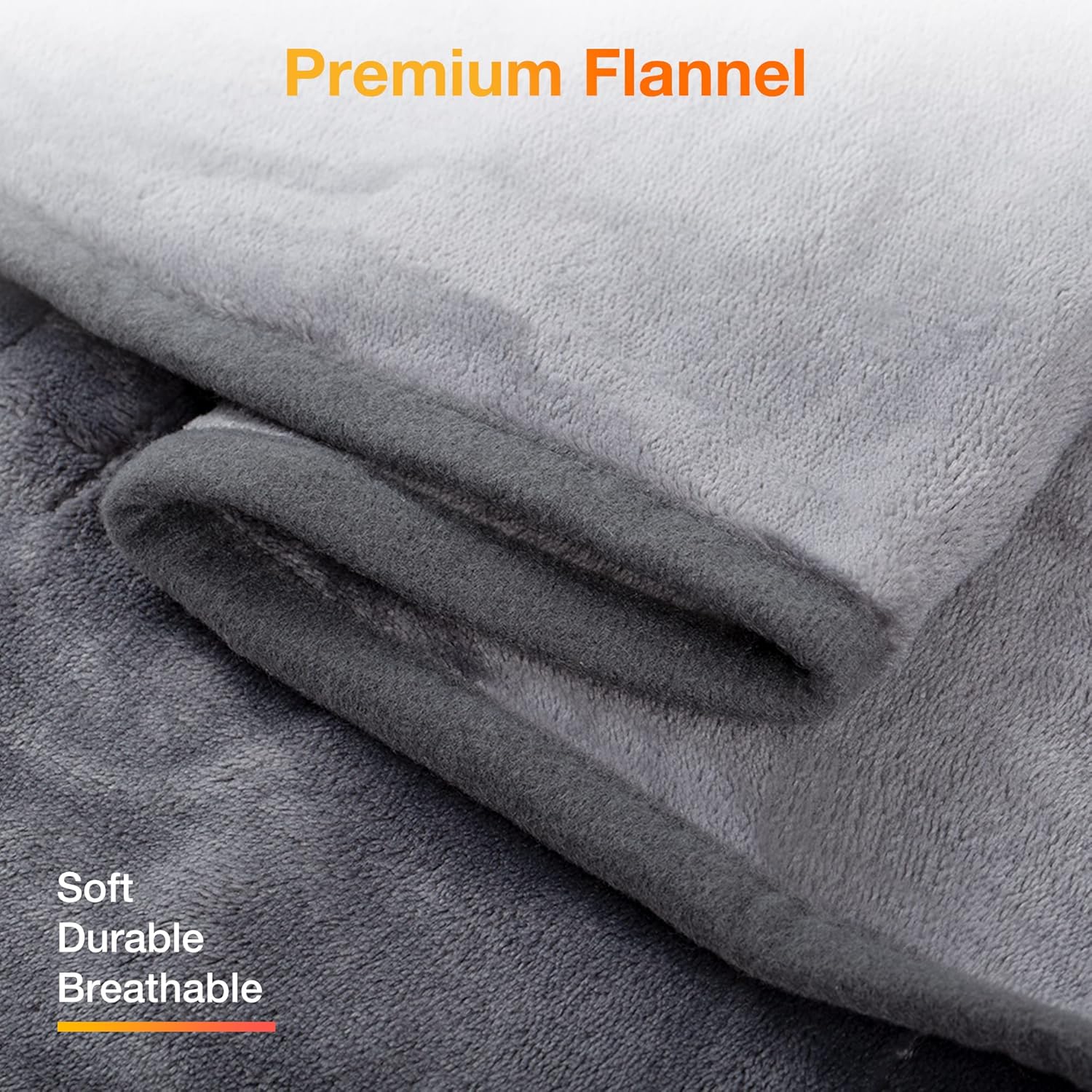 WOOMER Heated Blanket King Size 90x100 with 5 Year Warranty
