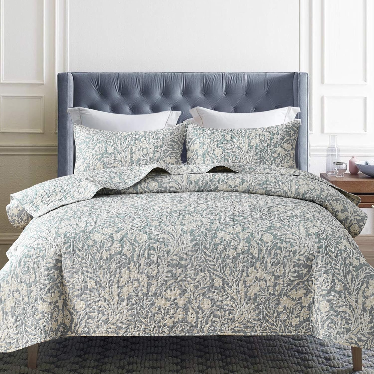 DURLENGEN Boho Style Quilt Set Twin 2Pcs
