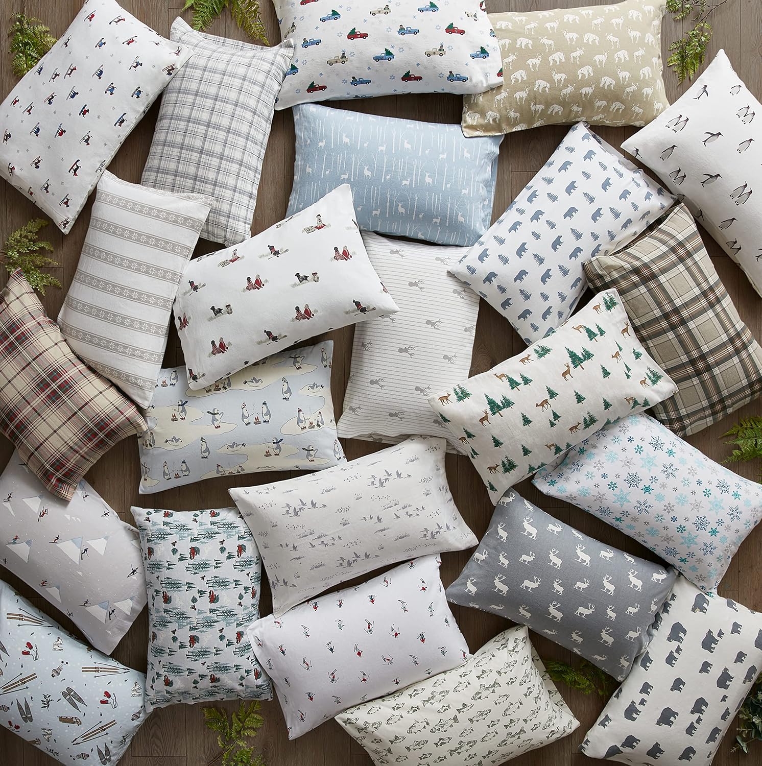 Eddie Bauer Twin Flannel Sheet Set - Cozy Soft