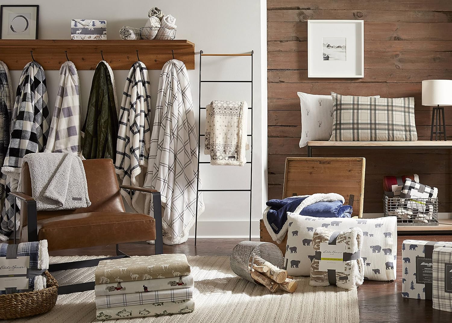 Eddie Bauer Twin Flannel Sheet Set - Cozy Soft