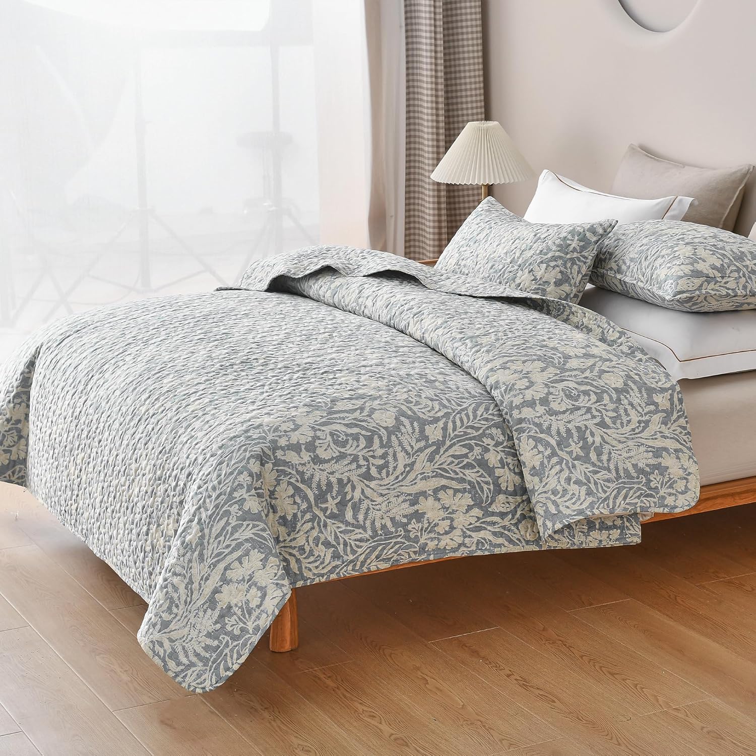 DURLENGEN Boho Style Quilt Set Twin 2Pcs