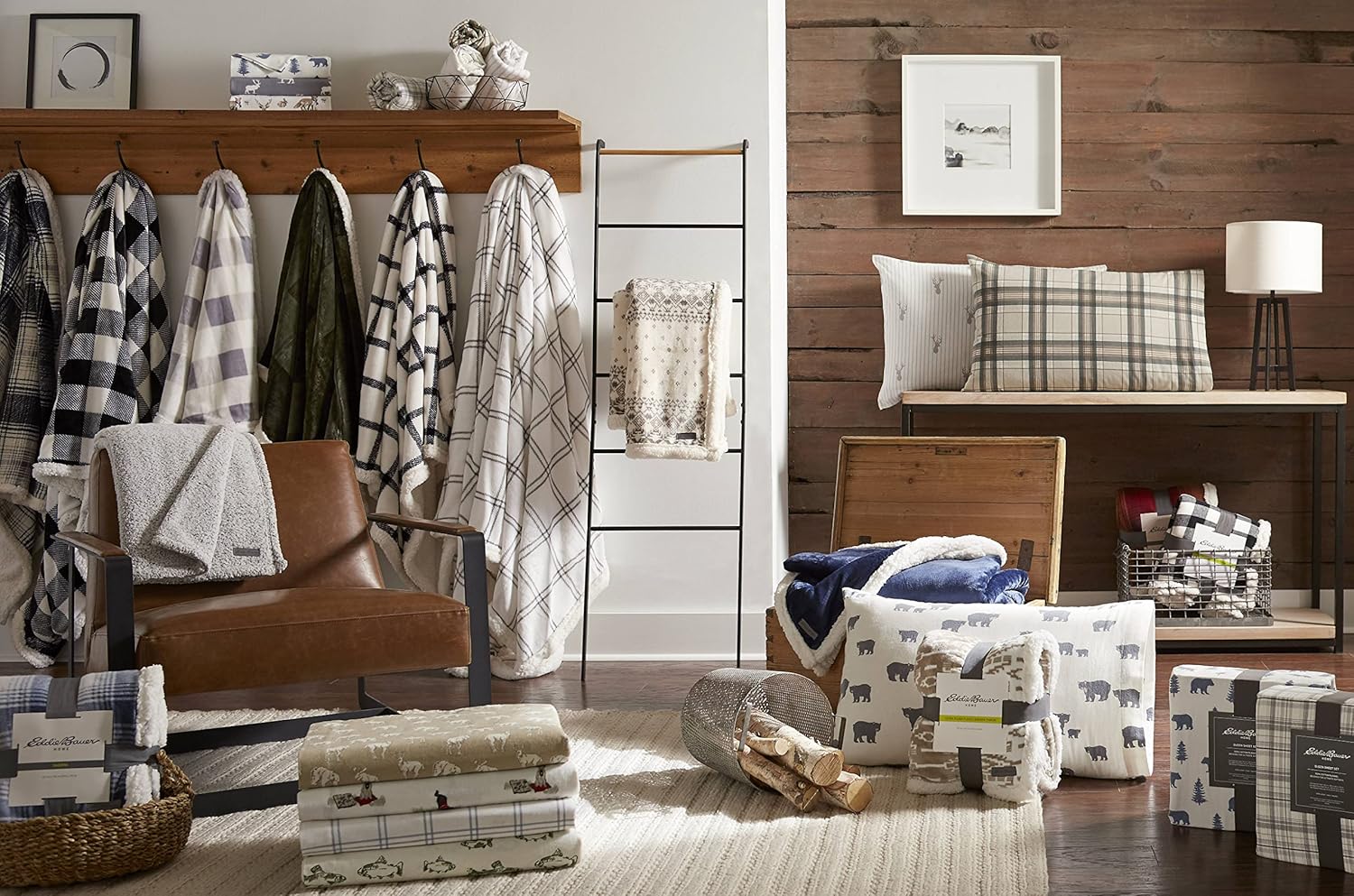 Eddie Bauer Twin Flannel Sheet Set - Cozy Soft