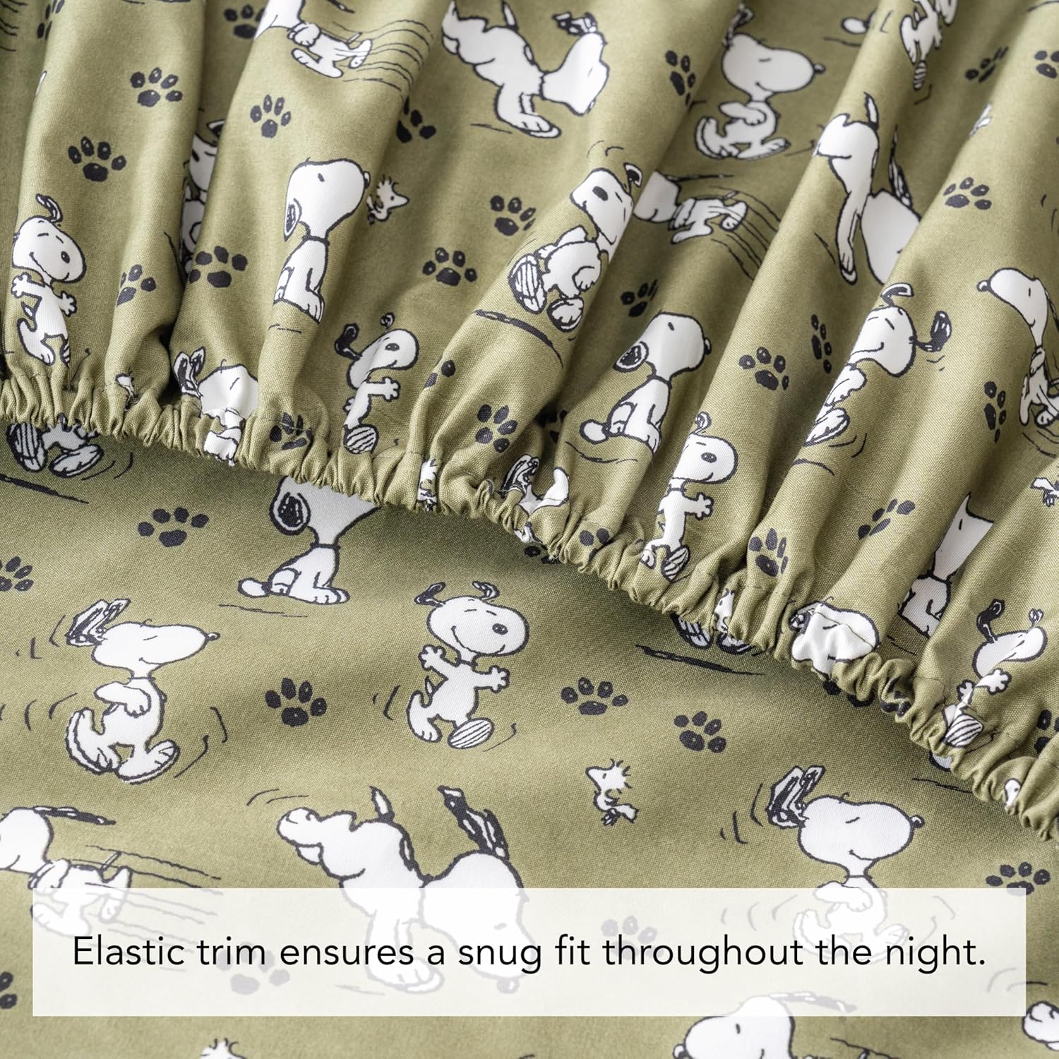 Berkshire Blanket Snoopy Fitted Sheet King Size 1