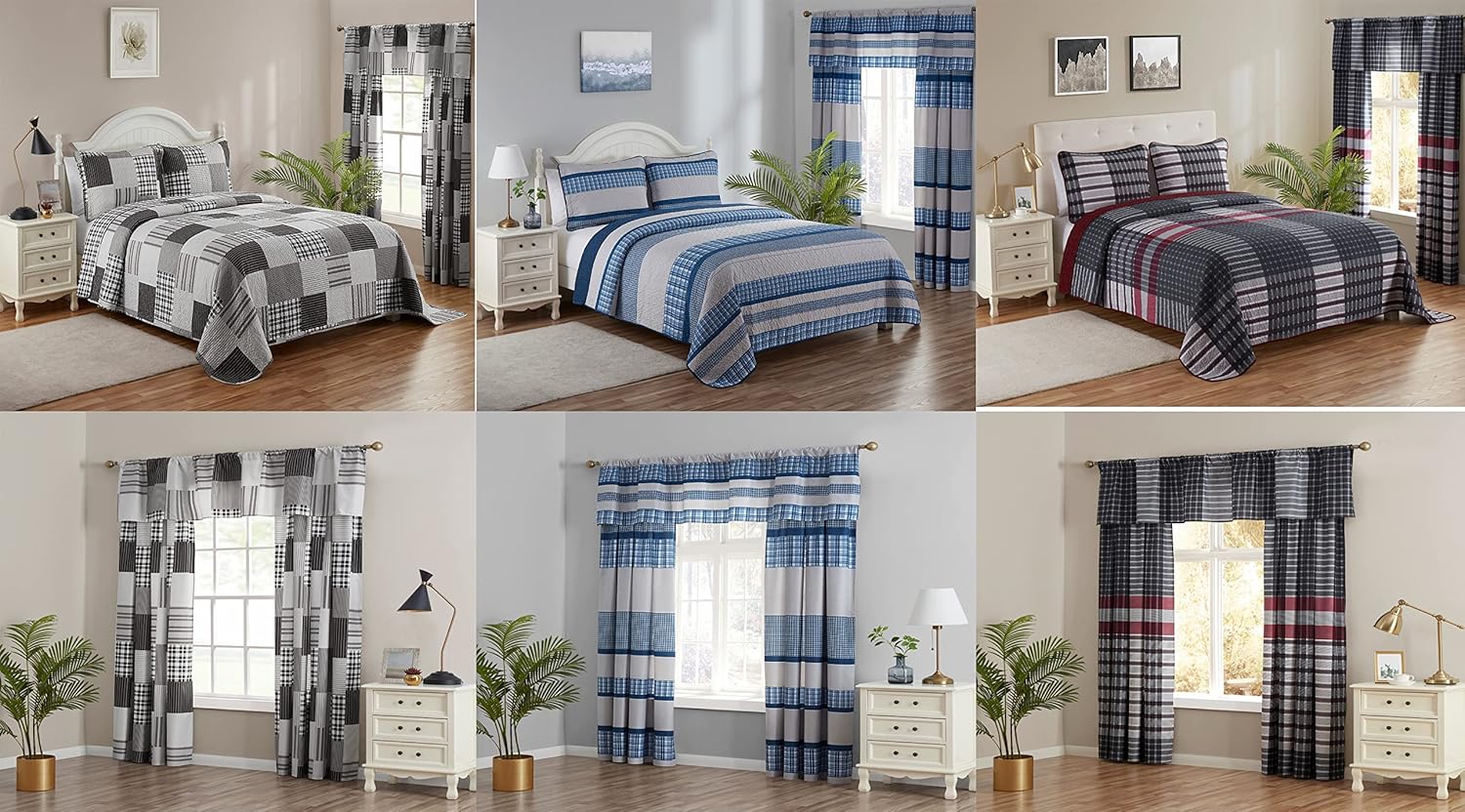 Legacy Decor 3 PCS Reversible Bedspread Coverlet