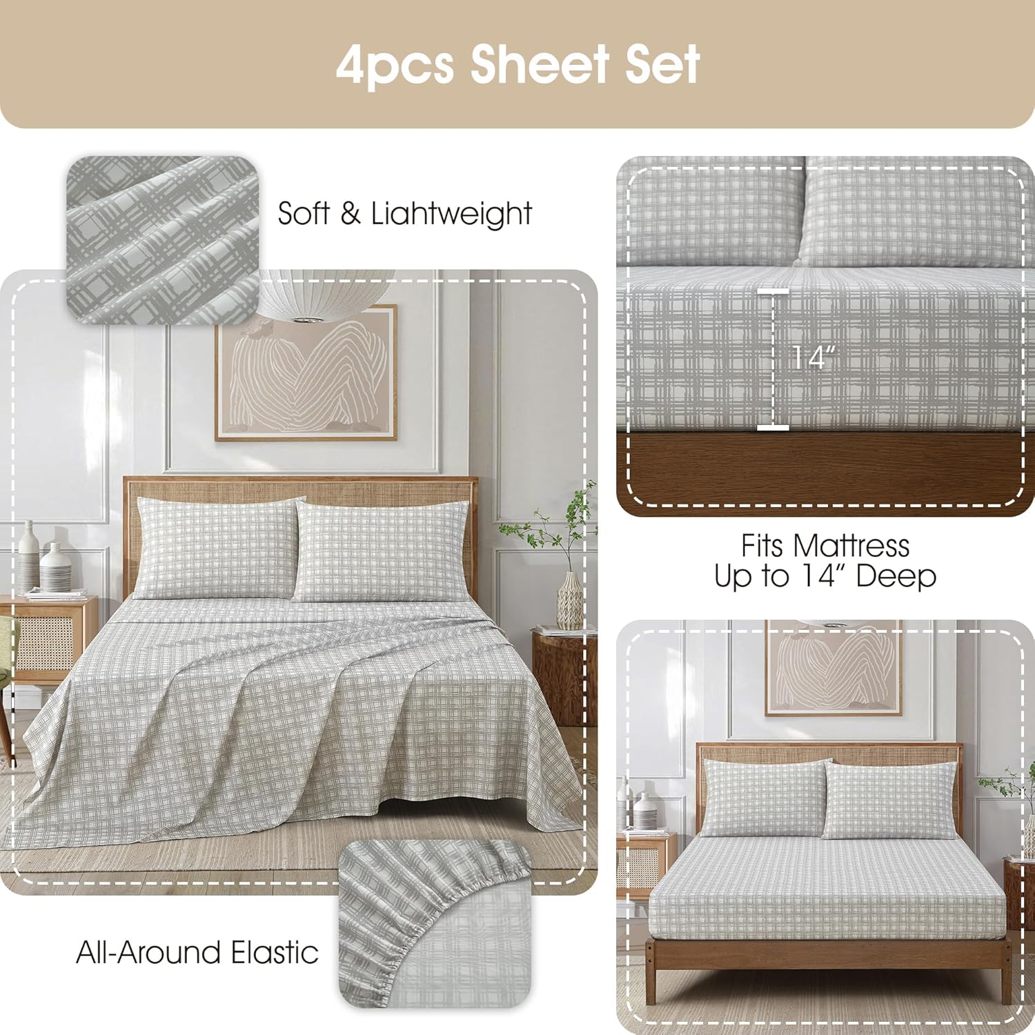 Grand Avenue Grey Paisley Comforter Set