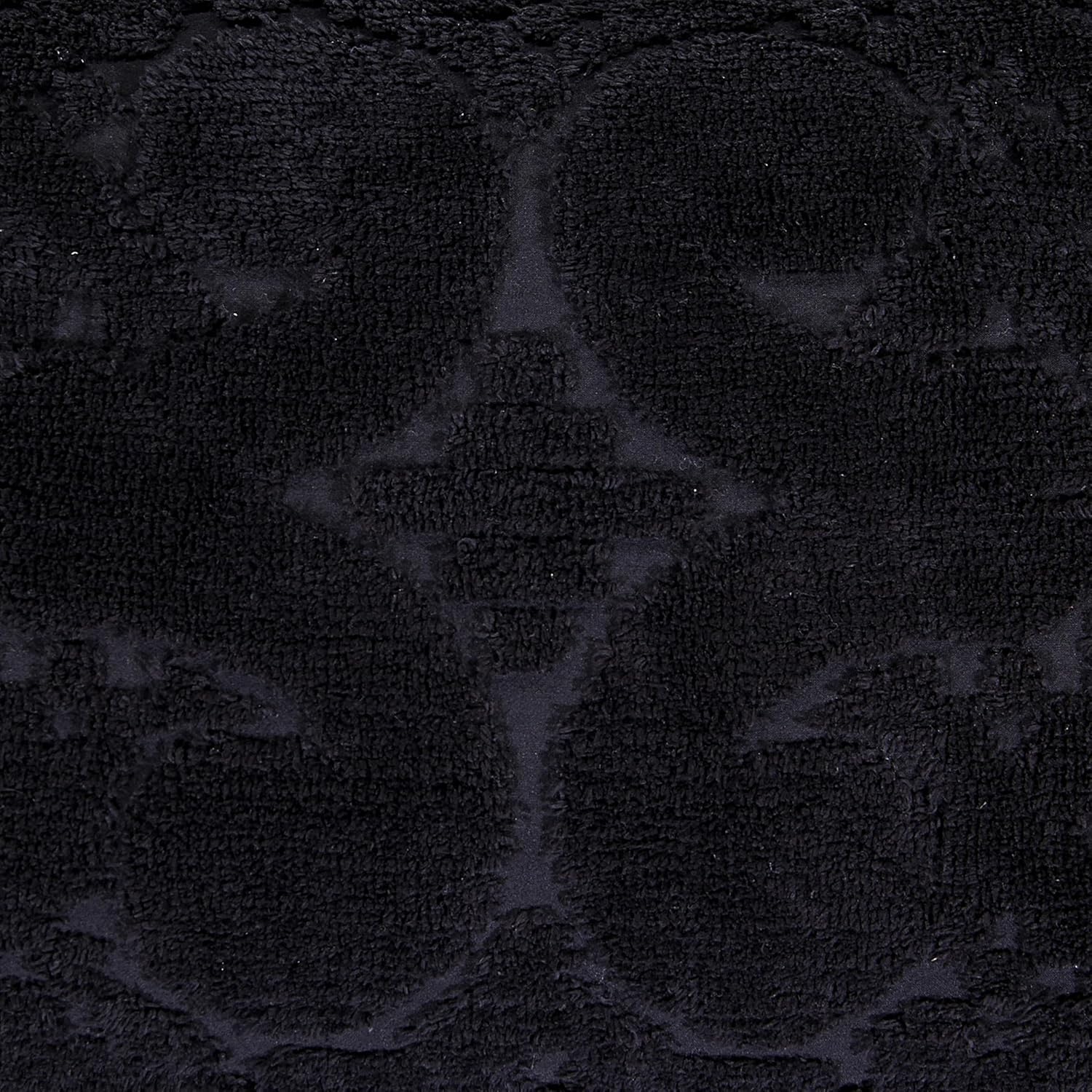 Better Trends Chenille Queen Bedspread Black