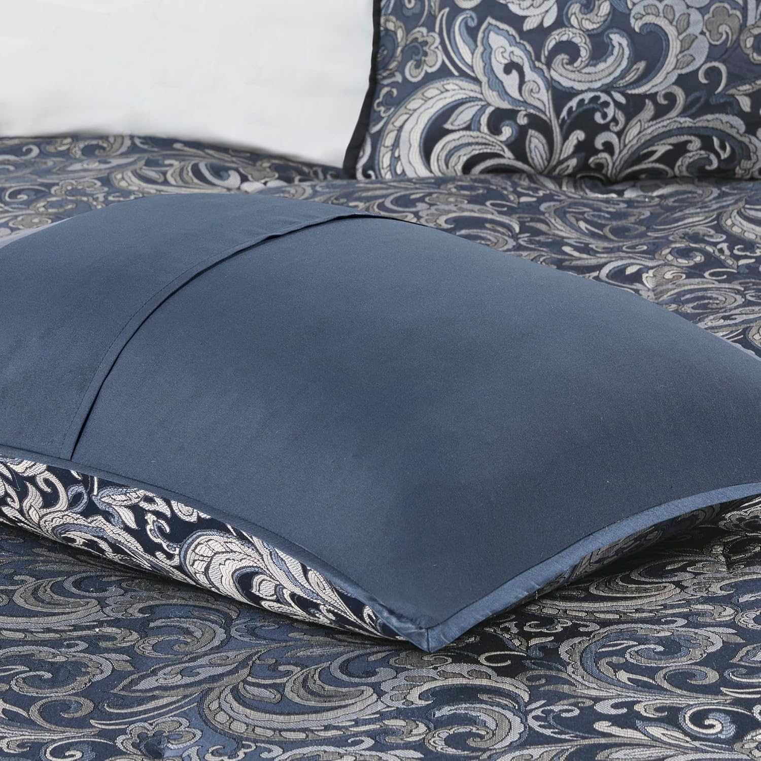 Madison Park Brystol 24 Piece Faux Silk Comforter Set King