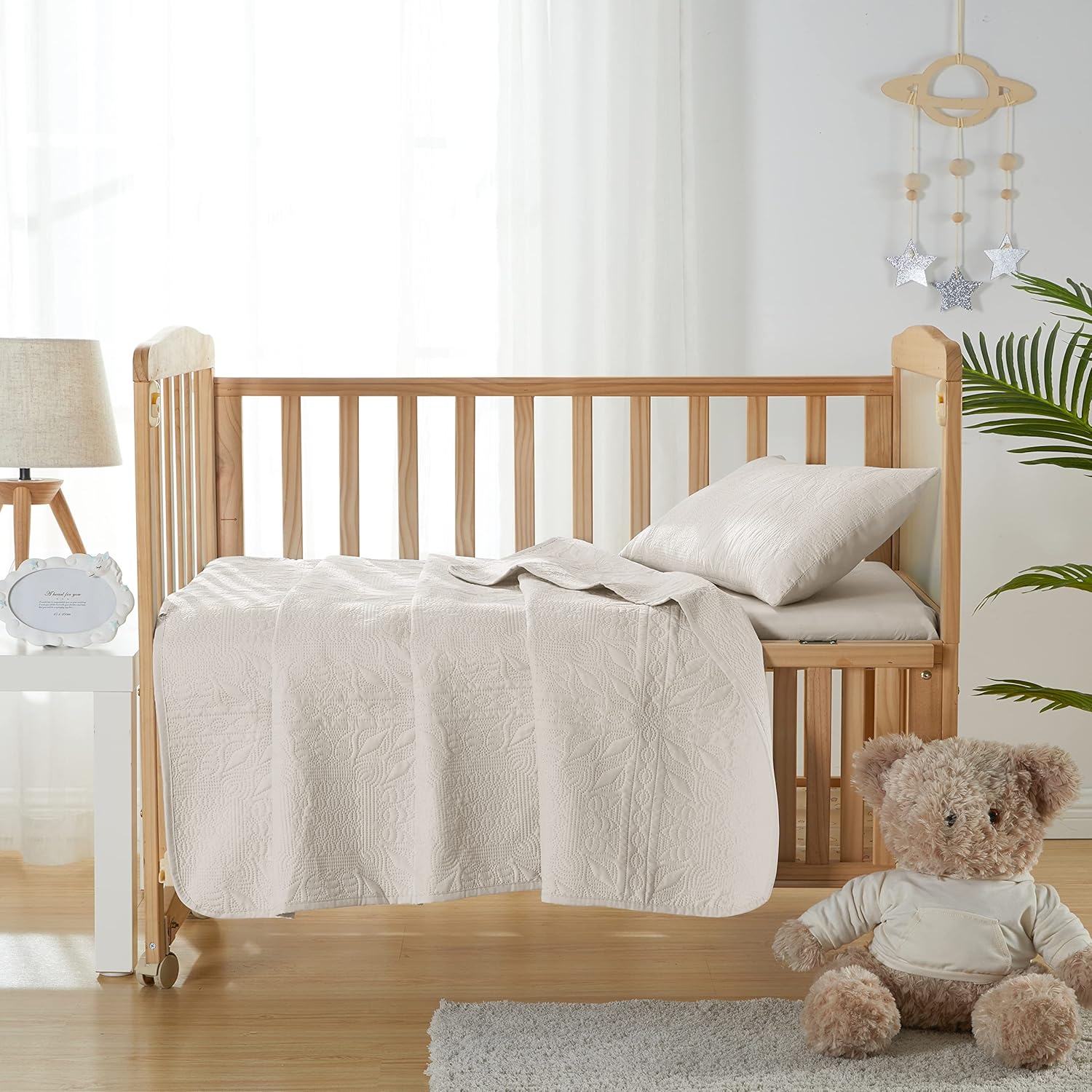 Clara Clark Toddler Bedding Set - 3 Piece Quilt Set - Ultra Soft Microfiber