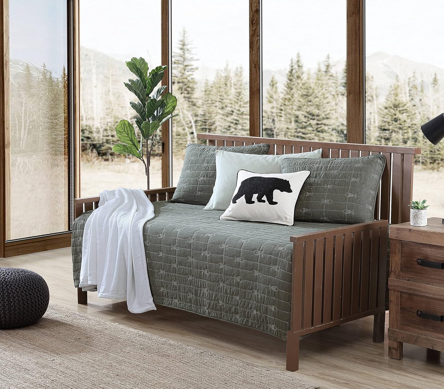 Eddie Bauer Daybed Set in Troutdale Green